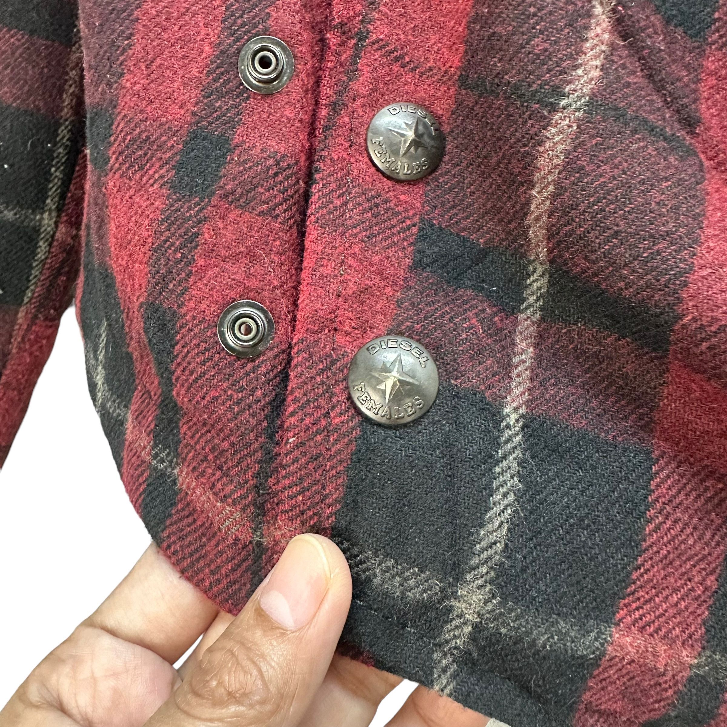 Diesel Diesel Superior Females Tartan Crazy Design Jacket #9185-67 Size M / US 6-8 / IT 42-44 - 6 Thumbnail
