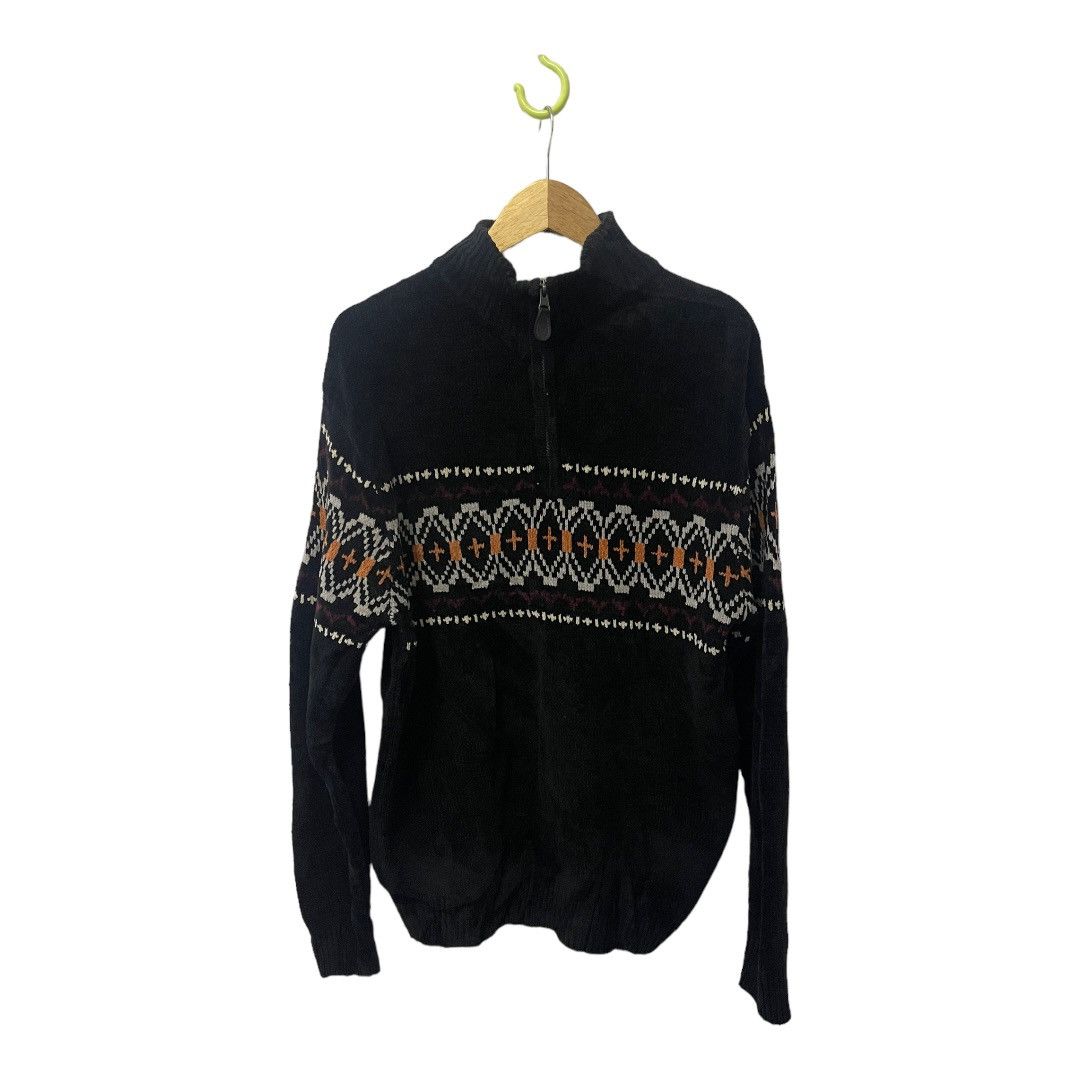 Gianni Valentino Gianni Valentino Knit Sweater Quarter Zipper Size US L / EU 52-54 / 3 - 1 Thumbnail