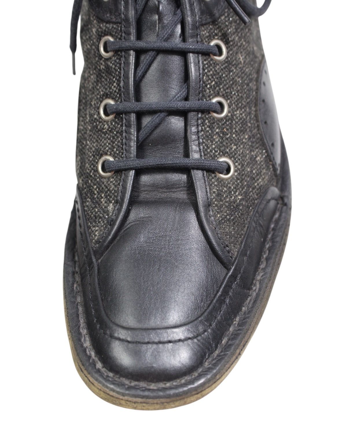 Katharine Hamnett London 2000S KATHARINE HAMNETT LONDON LEATHER LACE UP CHUKKA BOOTS Size US 6.5 / EU 39-40 - 5 Thumbnail