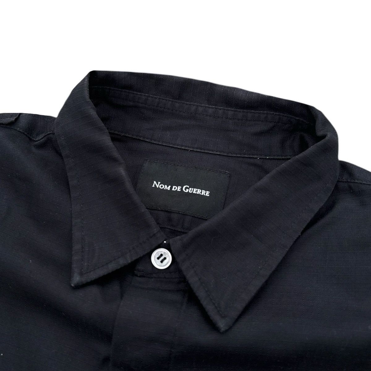 Barbour × Engineered Garments Nom de Guerre Black Work Shirt Size US S / EU 44-46 / 1 - 3 Thumbnail