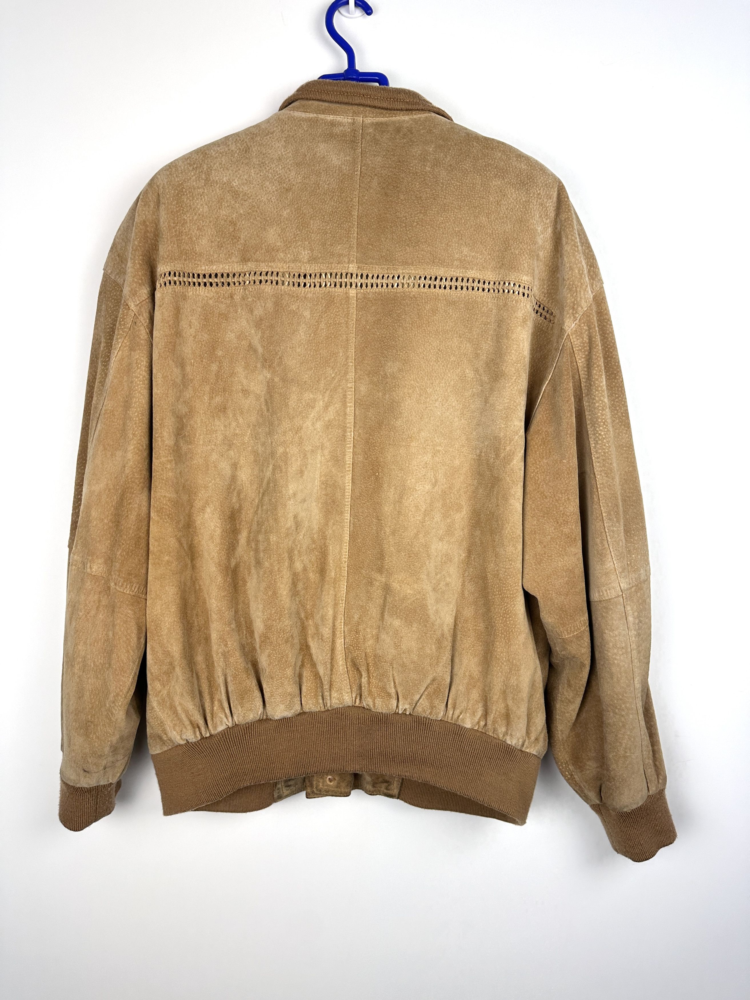 Vintage Vintage leather jacket bomber starboy elegant XXL Size US XXL / EU 58 / 5 - 4 Thumbnail