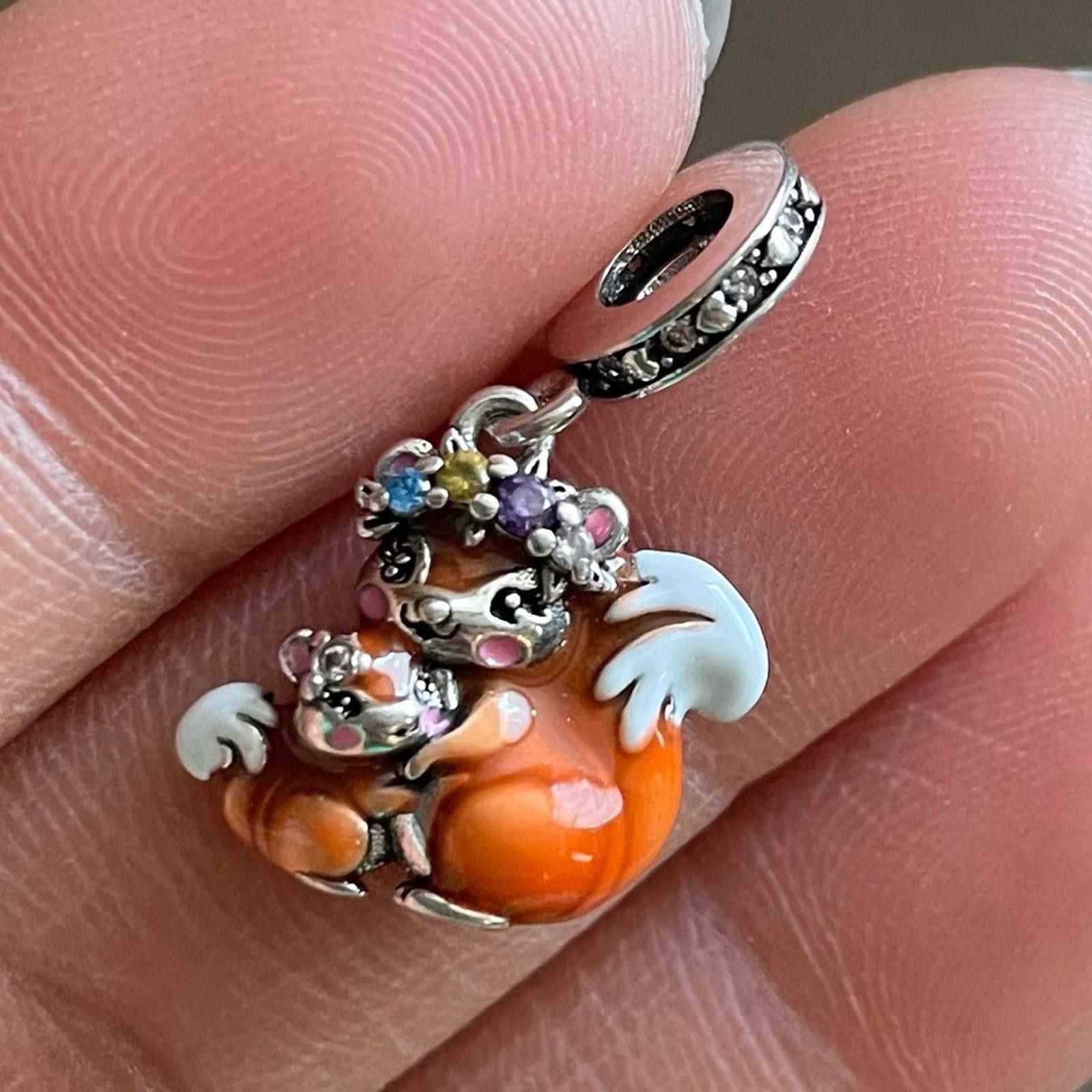 Other NWOT Mama & Baby Squirrel Dangle Charm Sterling Silver 925 Size ONE SIZE - 1 Thumbnail