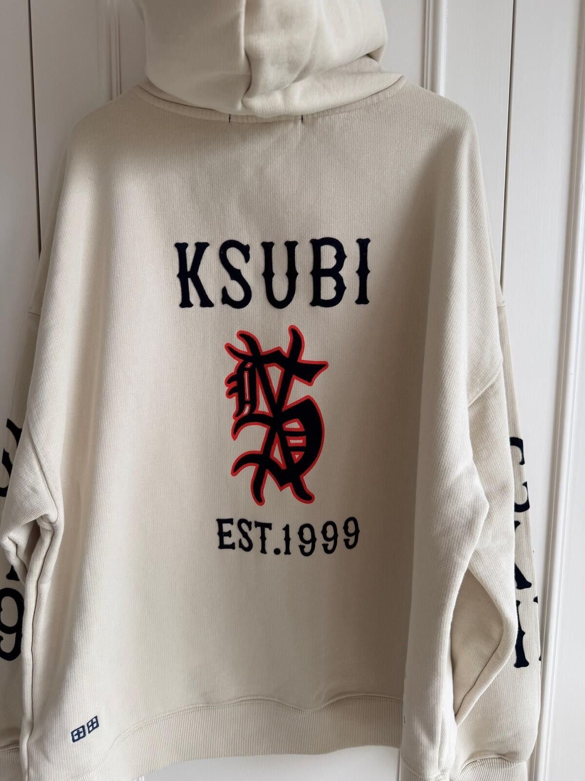 Ksubi new Ksubi mens bolter ekcess hoodie ecru medium m jumper top Size US M / EU 48-50 / 2 - 6 Thumbnail