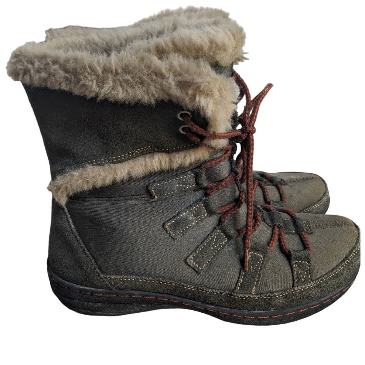 Aetrex Aetrex Fiona Berries Short Lace-Up Boot Greyberry Size 7.5-8 Size US 7.5 / IT 37.5 - 2 Thumbnail