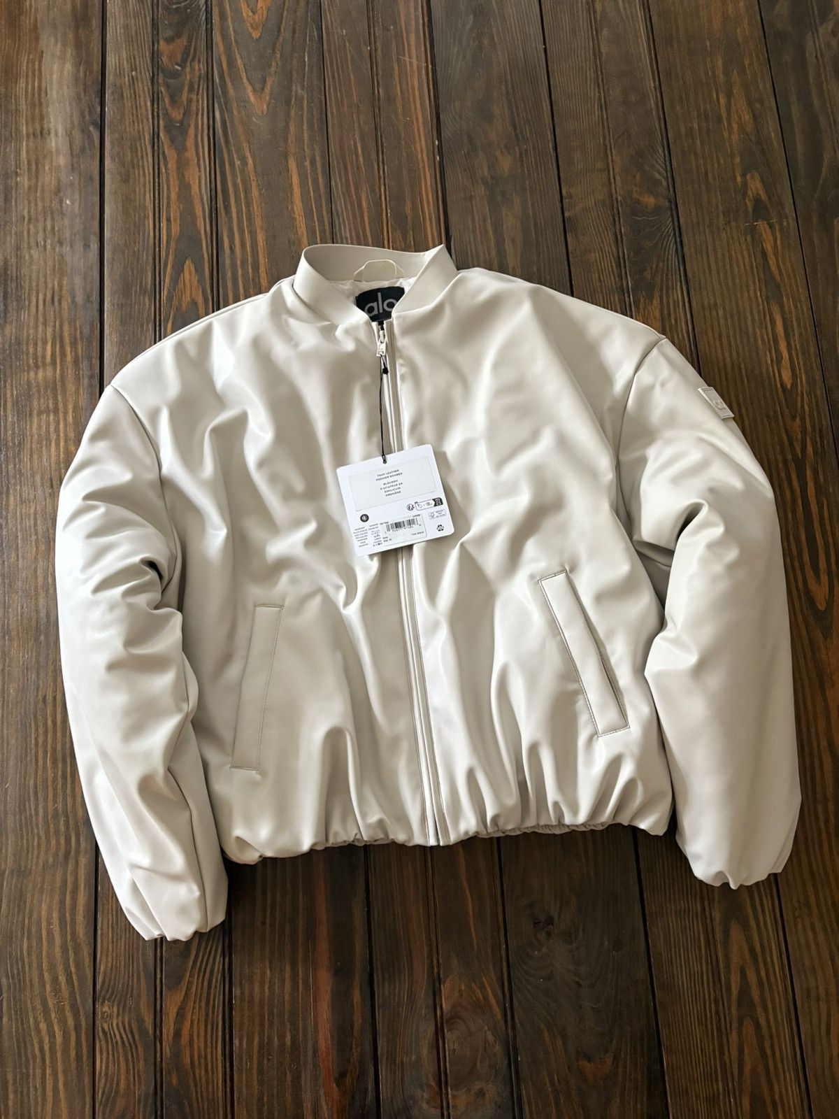 Alo Leather Bomber