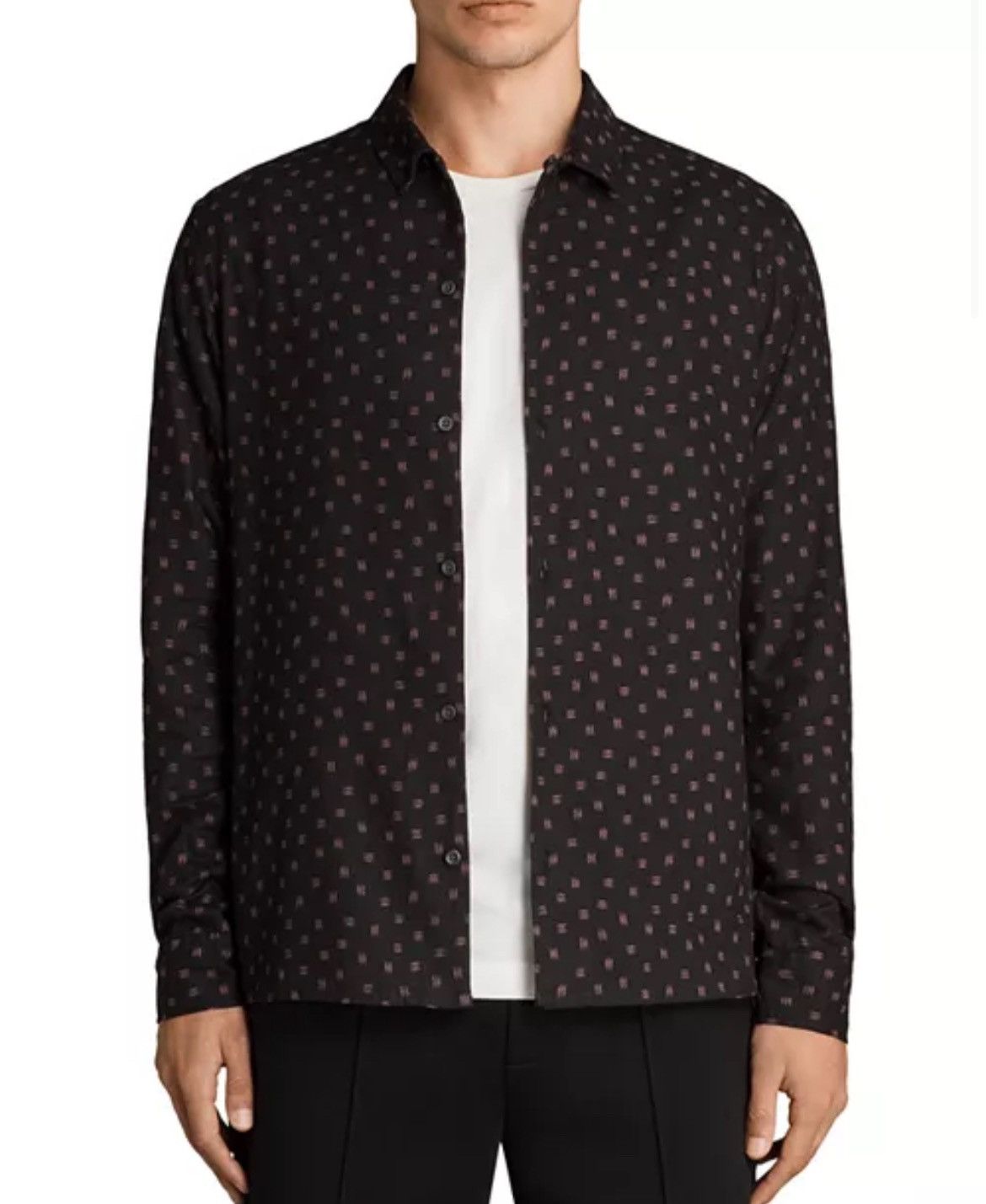 Allsaints Allsaints Kiefer LS Long Sleeve Button Up Shirt Size US M / EU 48-50 / 2 - 1 Thumbnail