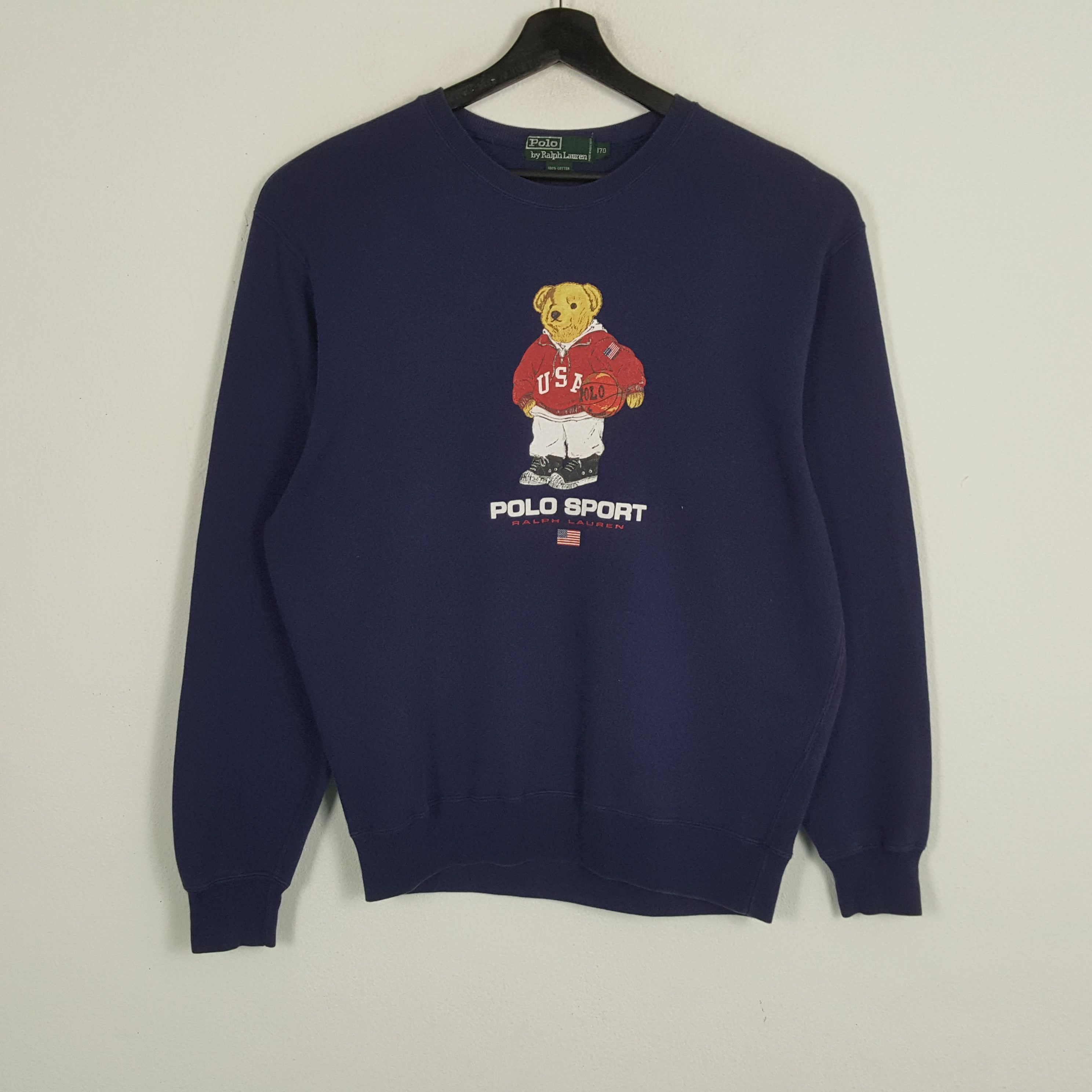 Polo Ralph Lauren × Vintage POLO by RALPH LAUREN Fashion Style Sweatshirt Size US M / EU 48-50 / 2 - 1 Thumbnail