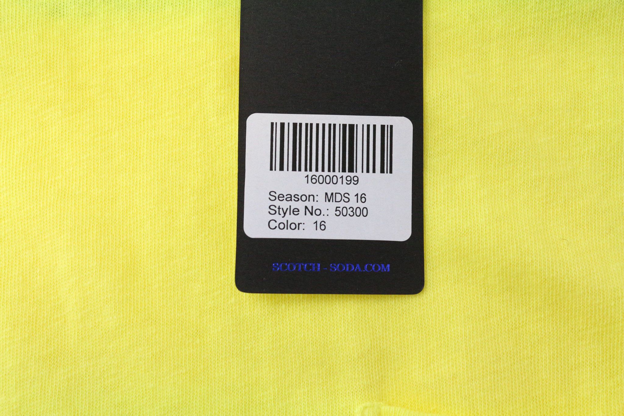 Scotch & Soda AMS BLAUW S/M Yellow Pocket 3/4 Sleeve T-Shirt 74480 Size US S / EU 44-46 / 1 - 5 Thumbnail