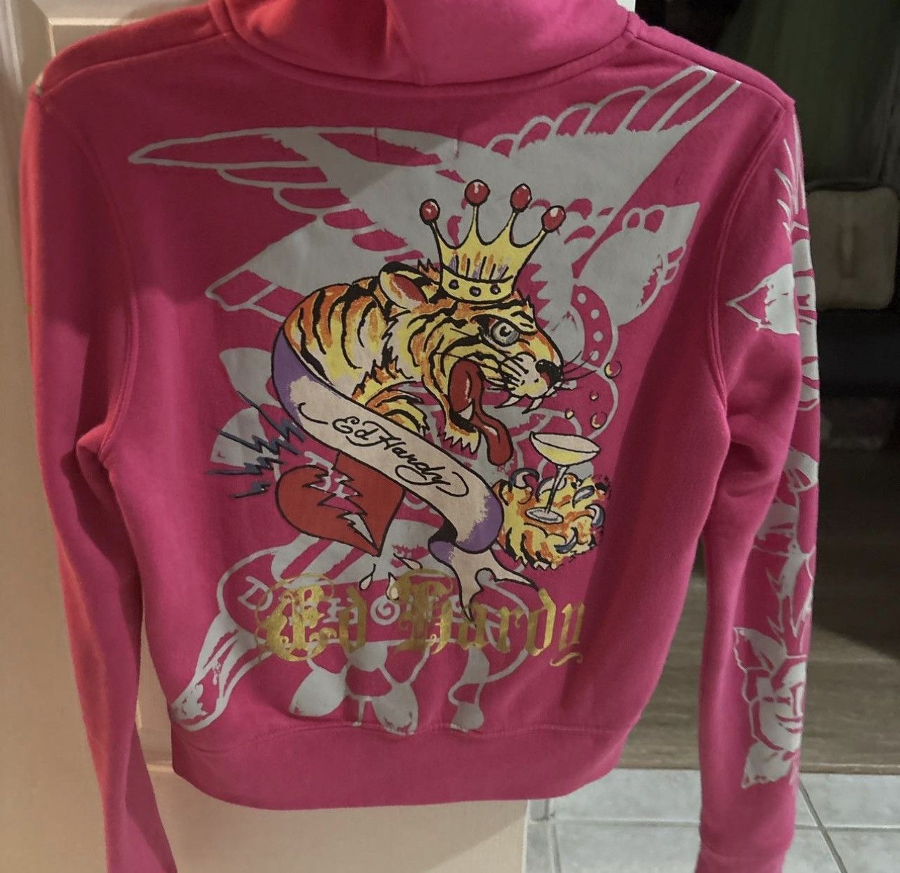 Ed Hardy Ed Hardy Cropped Jacket Size S / US 4 / IT 40 - 2 Thumbnail