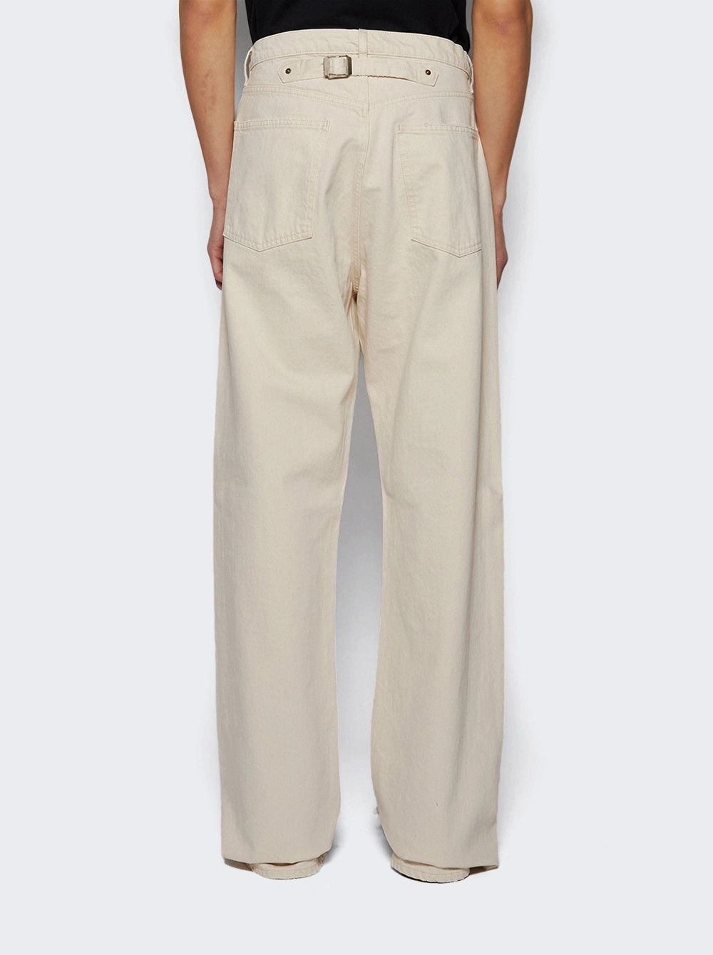 Maison Margiela Maison Margiela Buckle Jeans - Ecru Size US 29 - 5 Thumbnail