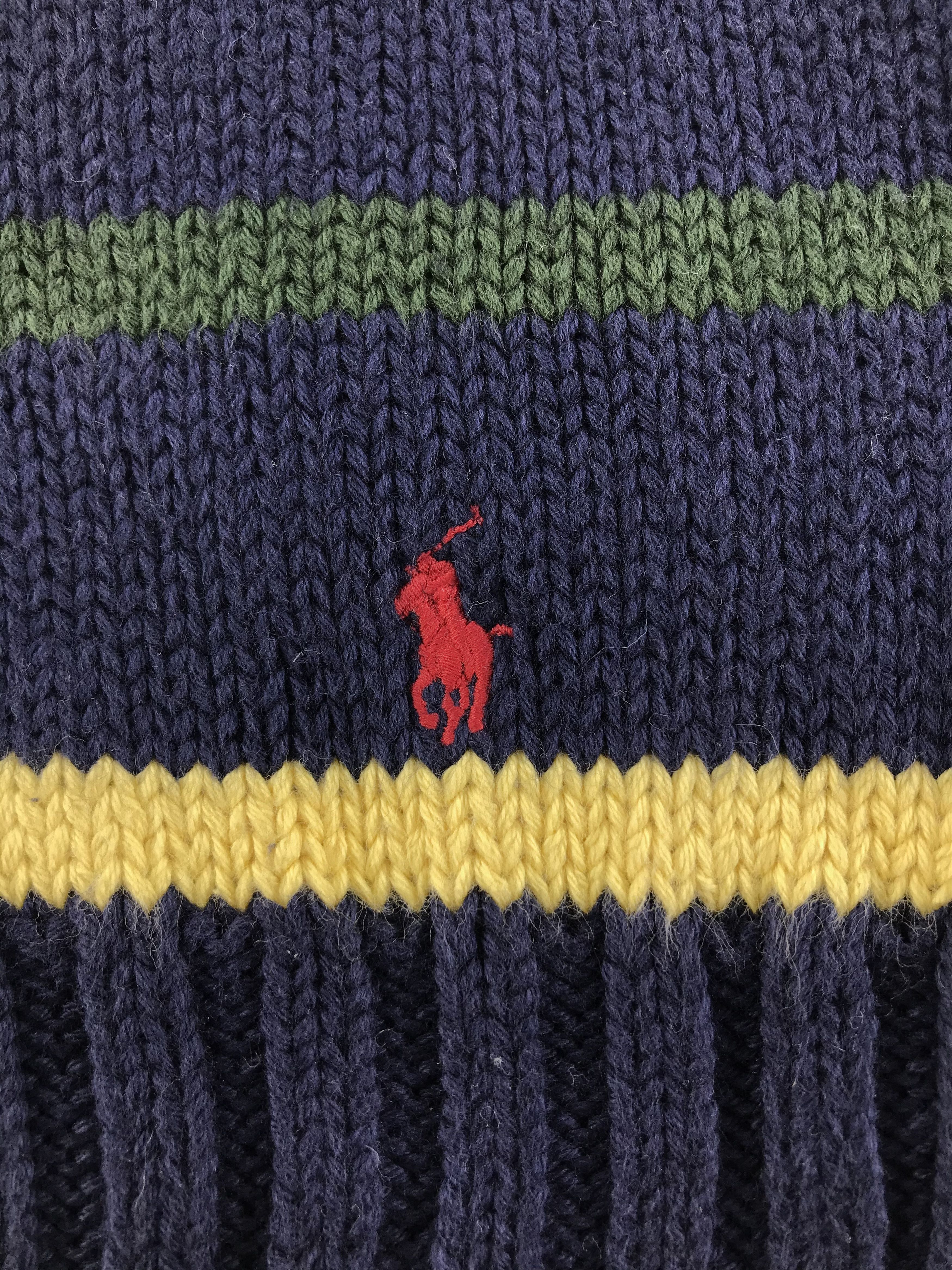 Polo Ralph Lauren Vintage Polo Ralph Lauren Scarf/Muffler/Neckwear MF1267 Size ONE SIZE - 4 Thumbnail