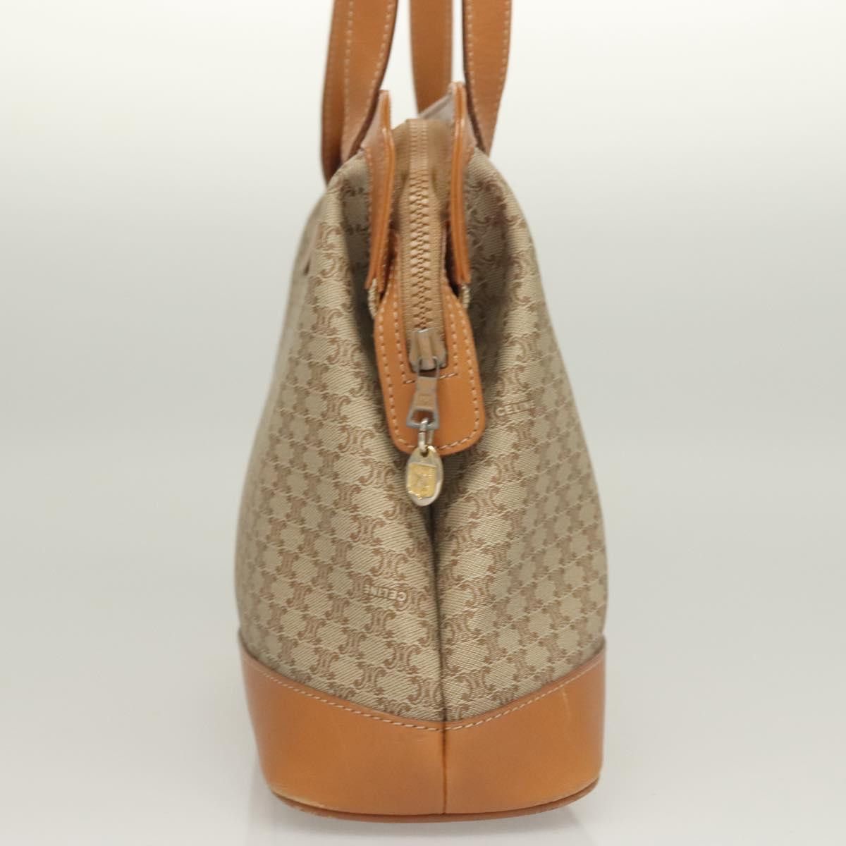 Celine CELINE Macadam Canvas Shoulder Bag Pvc Beige Gold Size ONE SIZE - 5 Thumbnail