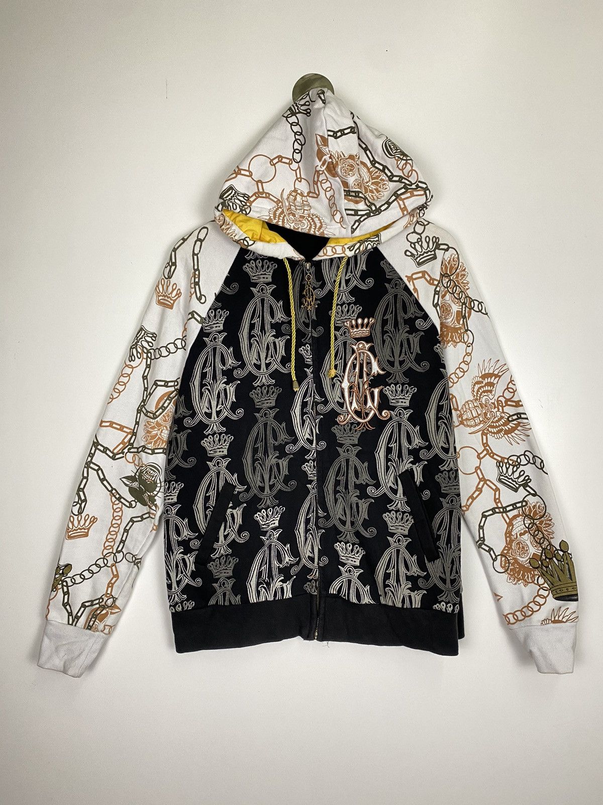 ✅️Vintage Christian Audigier Los Angeles Zipper Jacket
