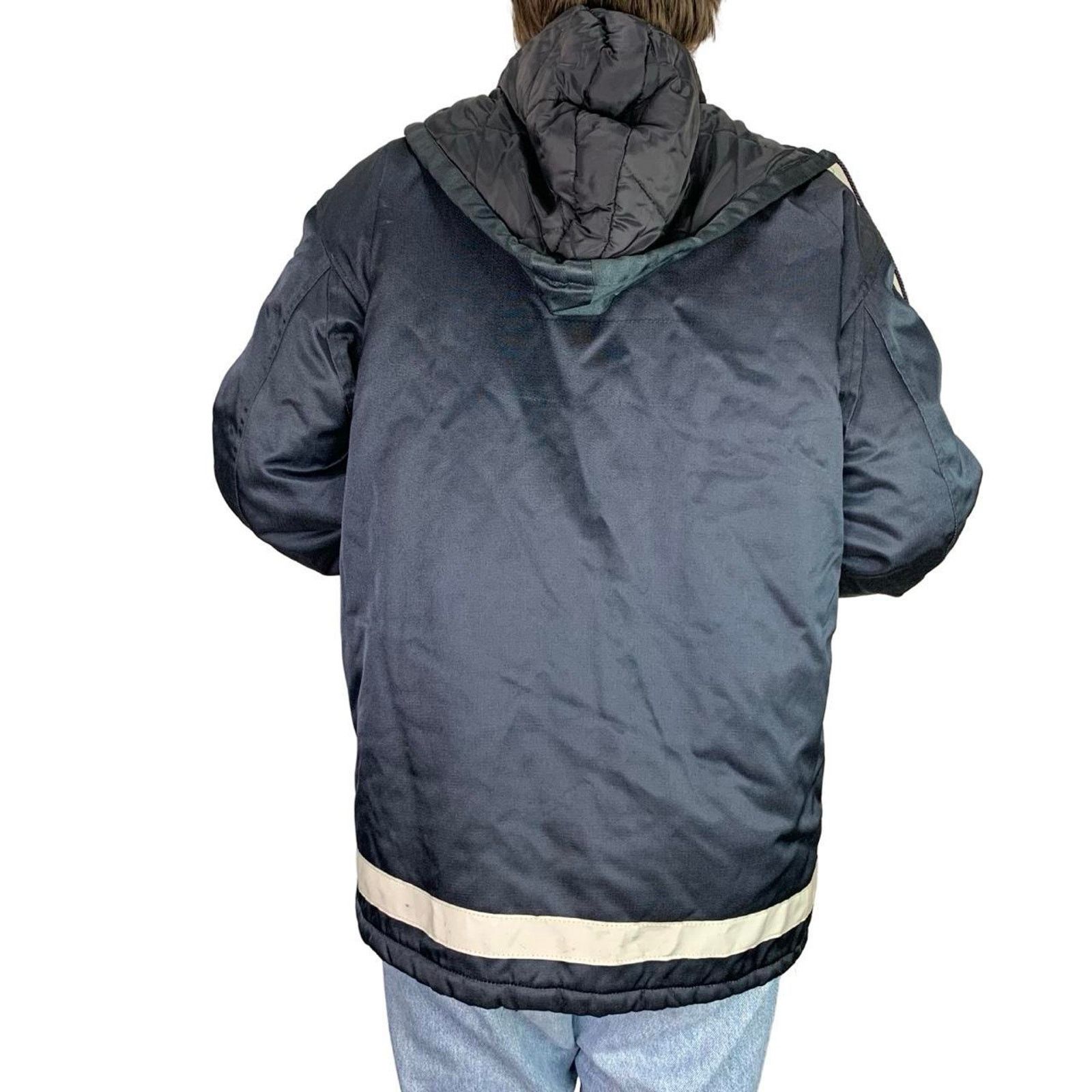 Japanese Brand × Vintage Vintage Golden Fleece Quilted Reflective Heavy Work Jacket Size US XL / EU 56 / 4 - 3 Thumbnail