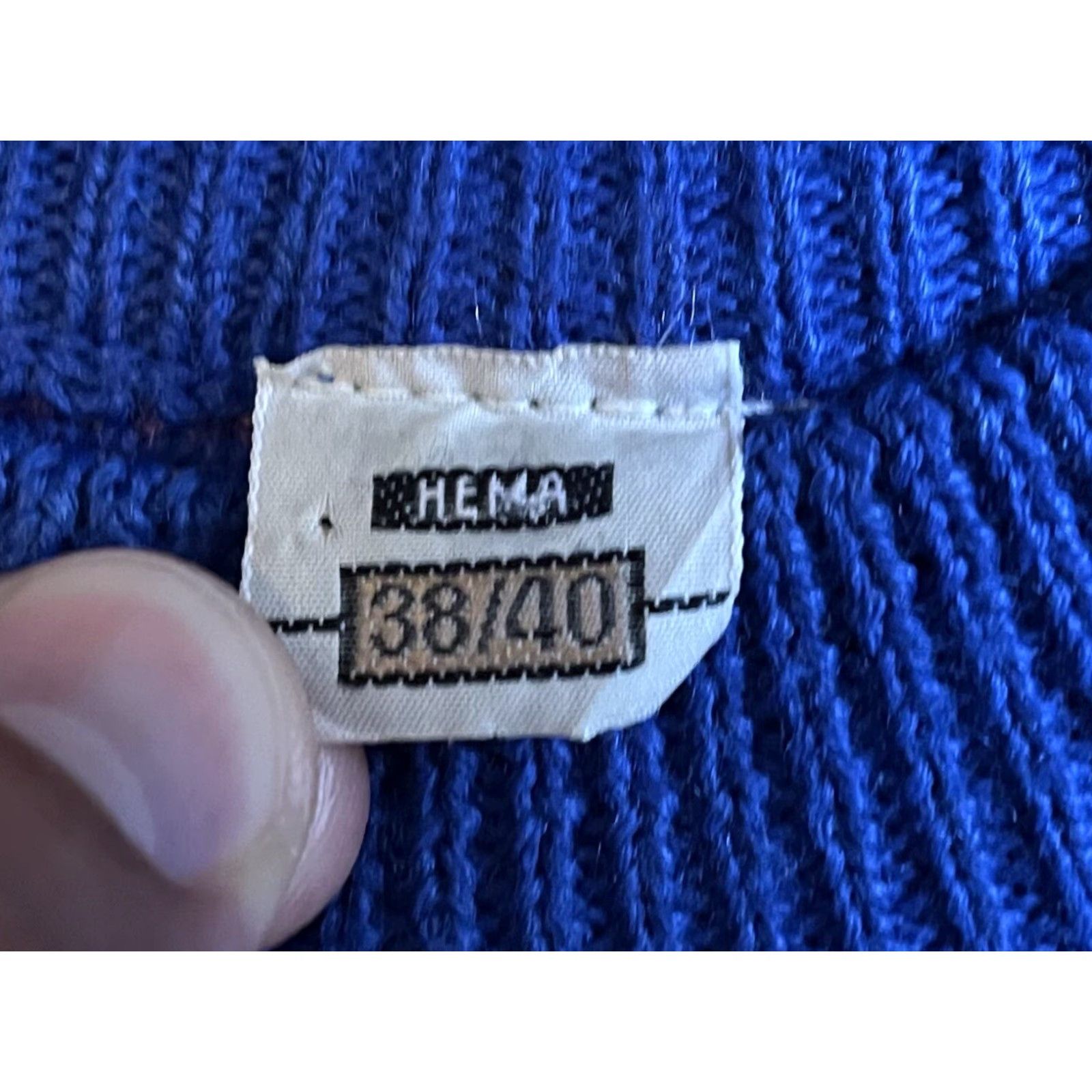 Vintage VINTAGE Hema Sweater Men’s 38/40 Purple Bullseye Target All Over Print 90s Size US L / EU 52-54 / 3 - 4 Thumbnail