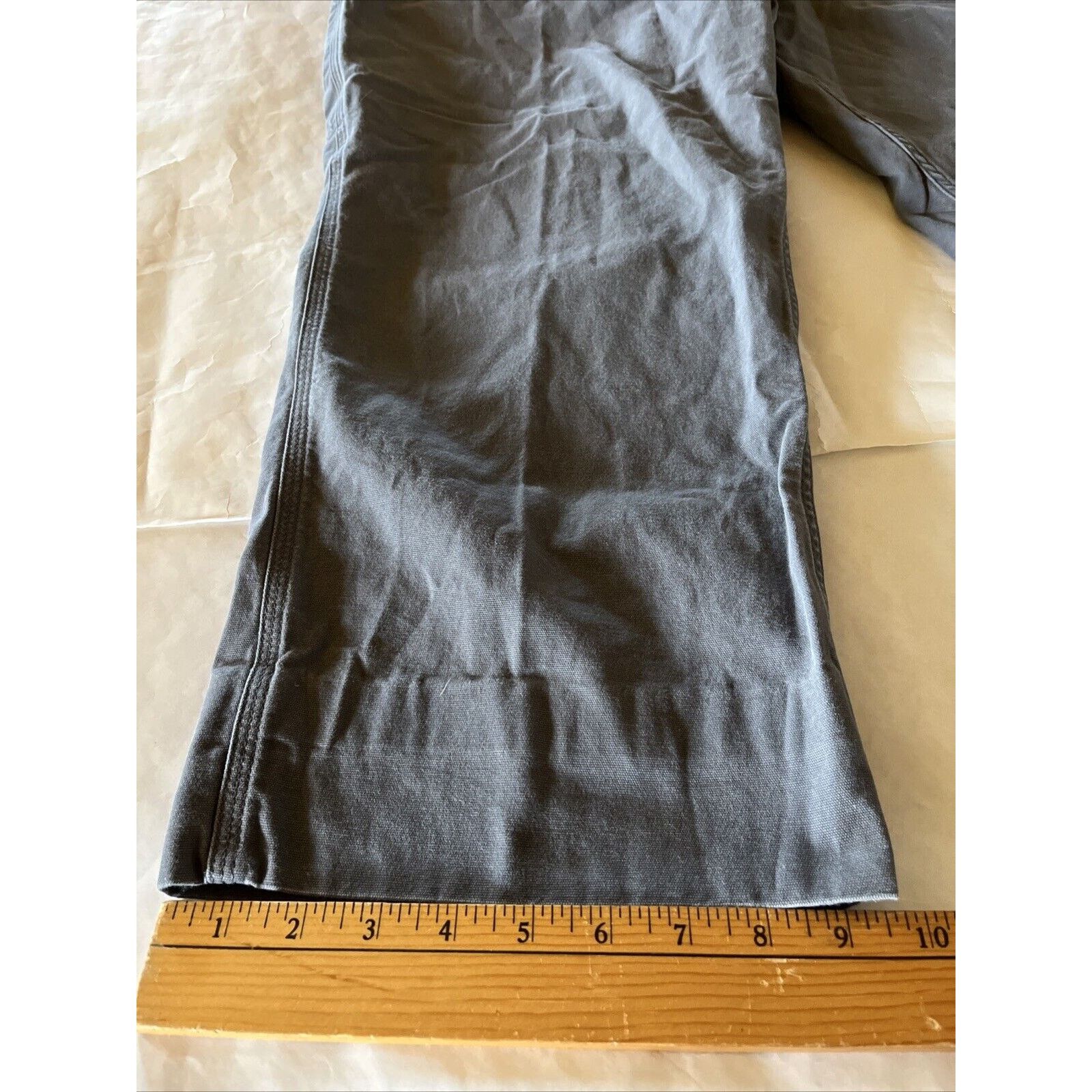 Carhartt Carhartt Pants Mens 42x26 Fit Gray Canvas Carpenter Relaxed Size US 42 / EU 58 - 6 Thumbnail