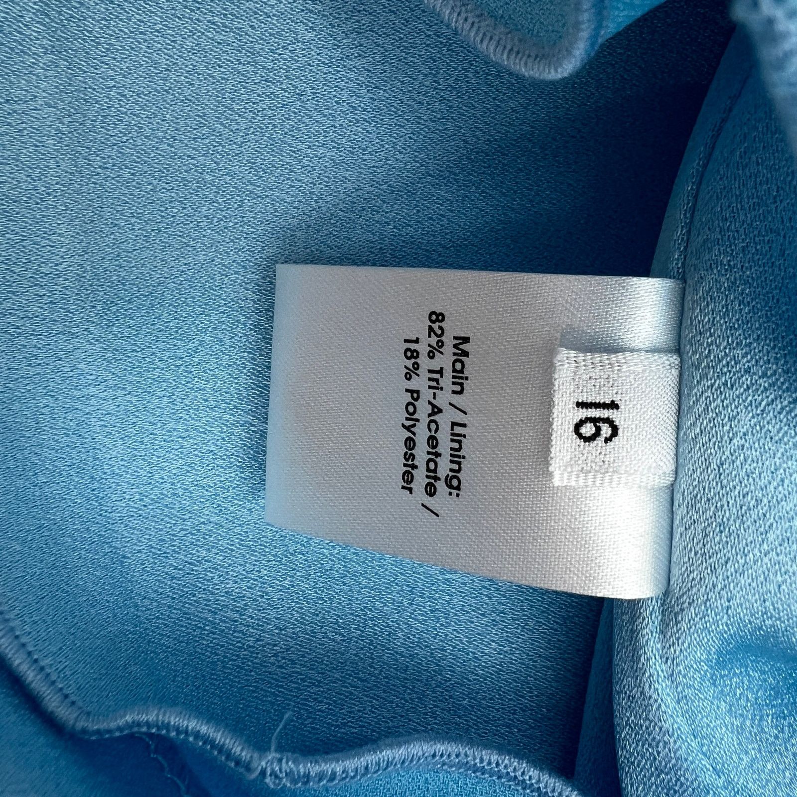 Alex Perry Alex Perry Lark Mini Skirt Blue Satin Crepe Size 32" / US 10 / IT 46 - 7 Thumbnail