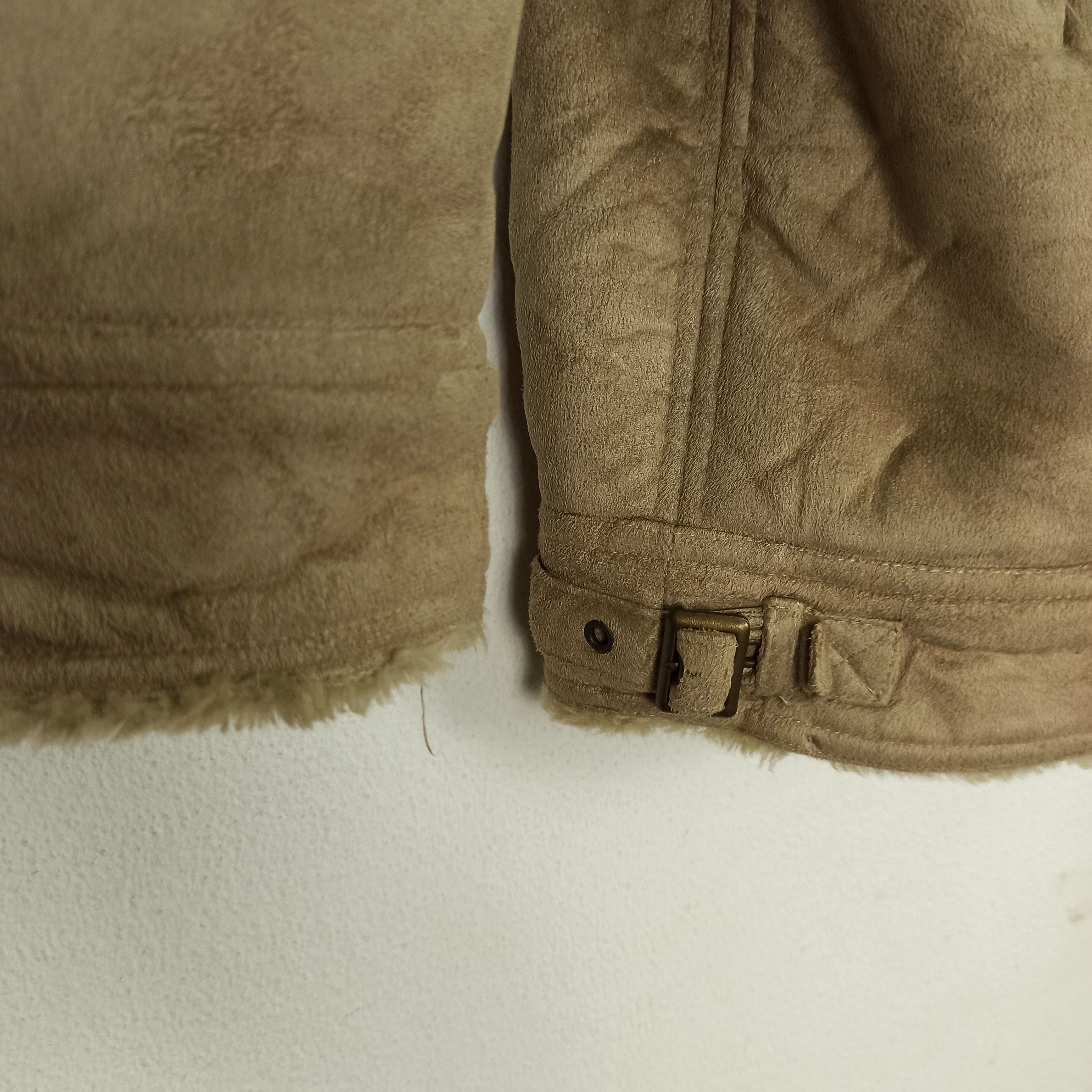 Kansai Yamamoto Vintage KANSAI JEANS Shearling Velvet fleece faux fur jacket Size US XXL / EU 58 / 5 - 5 Thumbnail