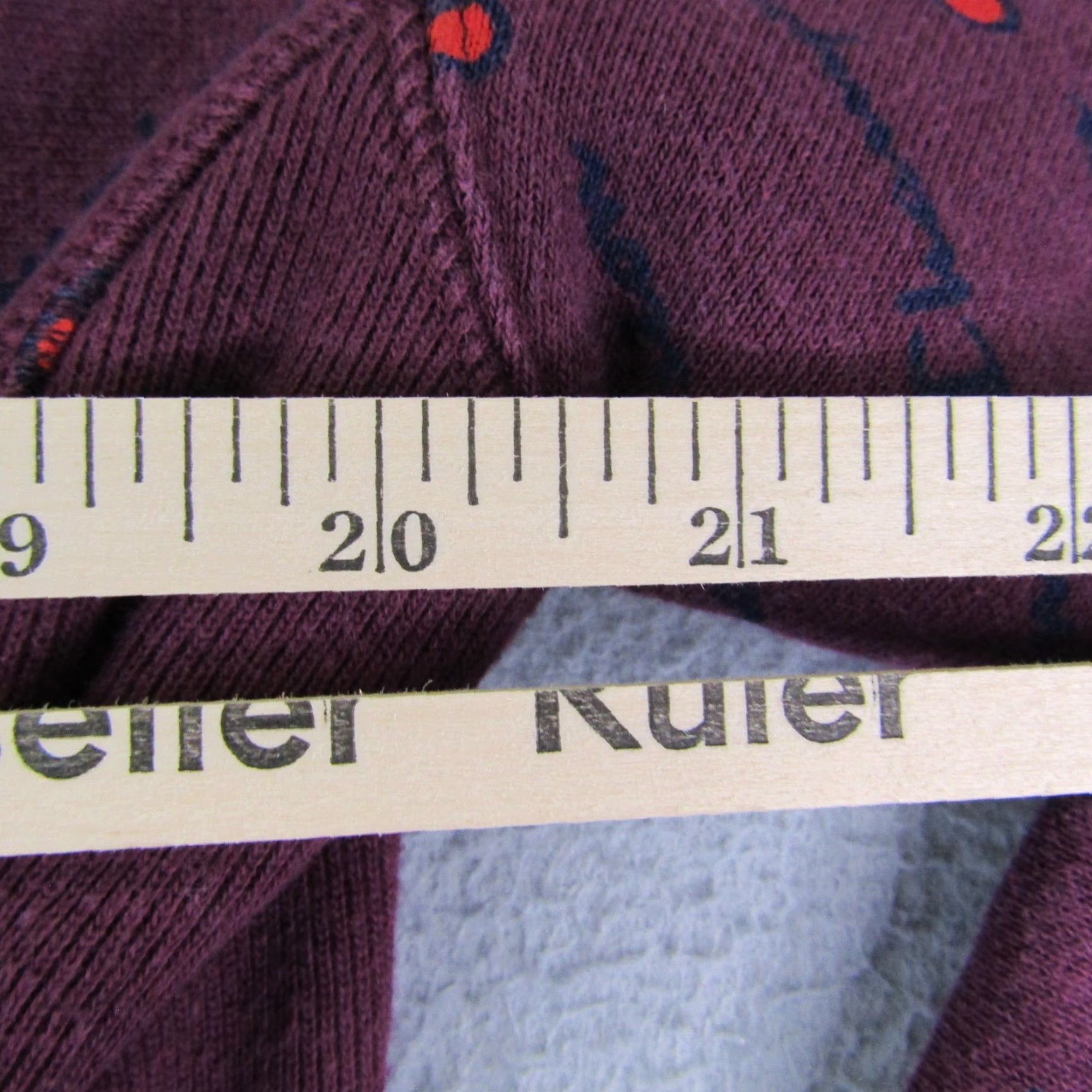 Champion Champion Hoodie Sweatshirt Womens Medium Purple Reverse Weave All Over Print AOP Logo Hooded Pockets Activewear Casual Travel Outdoor Sports Size M / US 6-8 / IT 42-44 - 5 Thumbnail