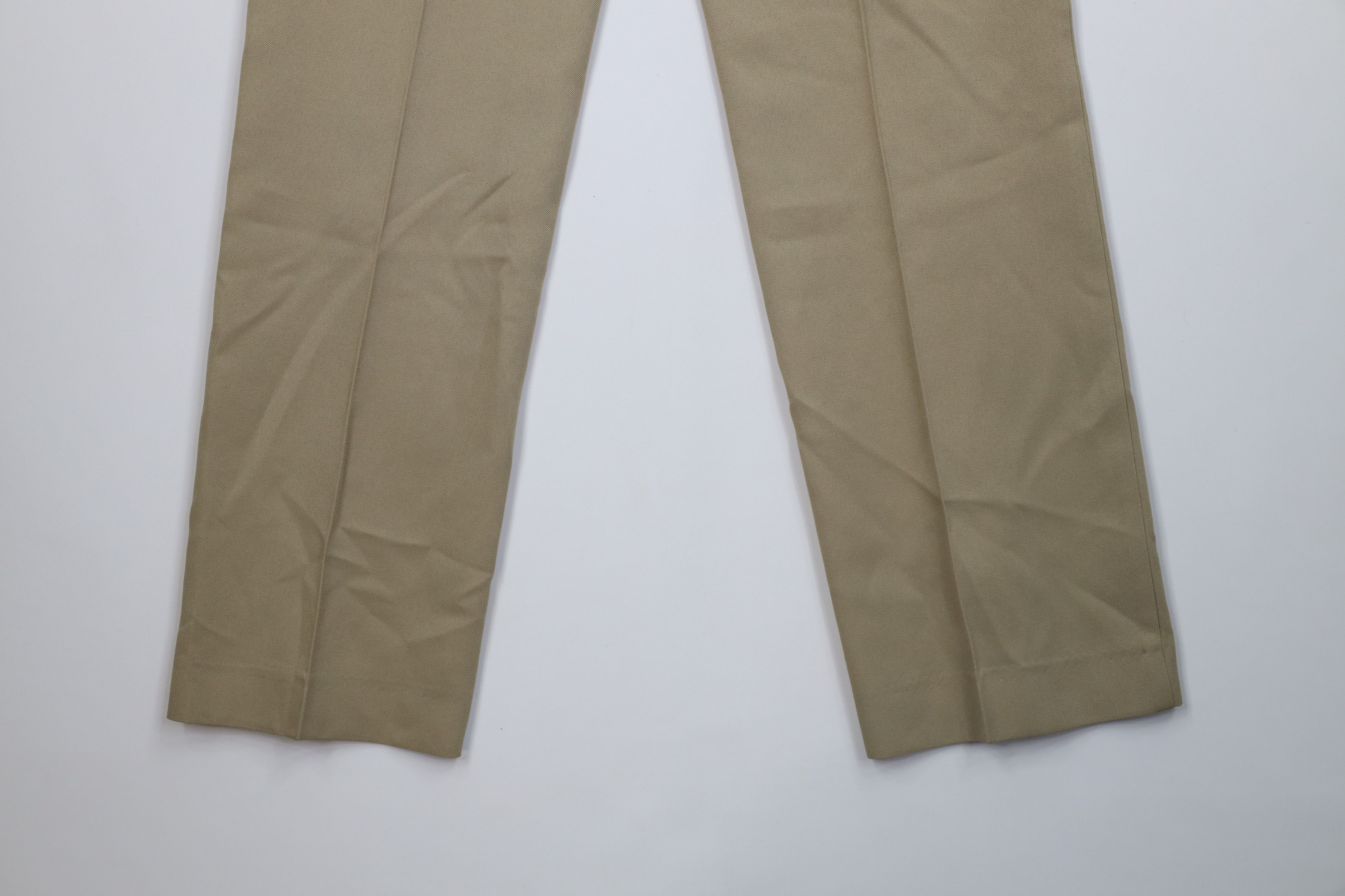 Vintage Vintage 70s Streetwear Flared Wide Leg Chino Pants Beige USA Size US 32 / EU 48 - 10 Thumbnail