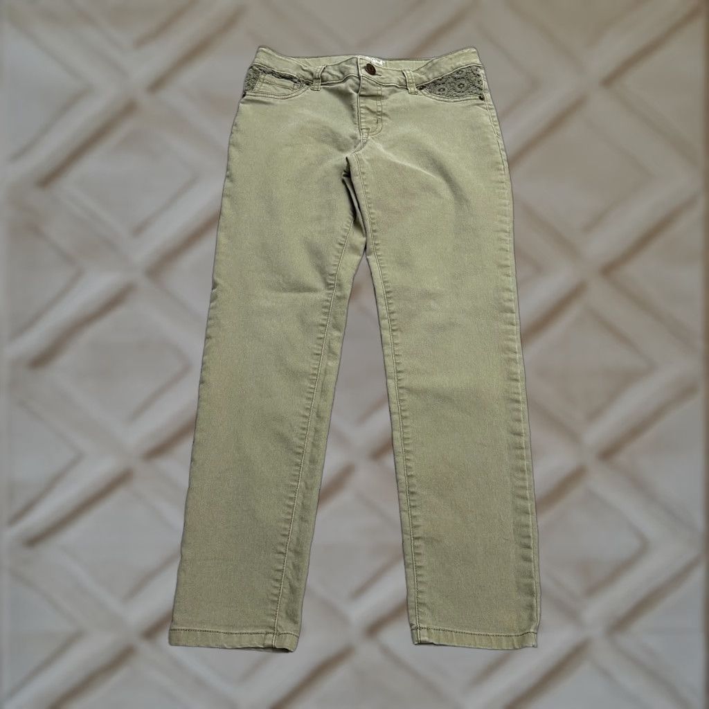 Vintage Cat & Jack Jeans Skinny 30x25.5 Juniors 14 Brown Mid Rise Denim Pocket 5-Pocket Stretch Regular Women Girls Mens Size 36" / US 14 / IT 50 - 1 Thumbnail