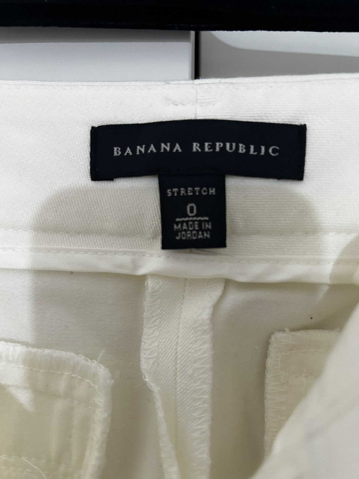 Banana Republic × Vintage Banana Republic off white pants Size 28" / US 6 / IT 42 - 4 Thumbnail