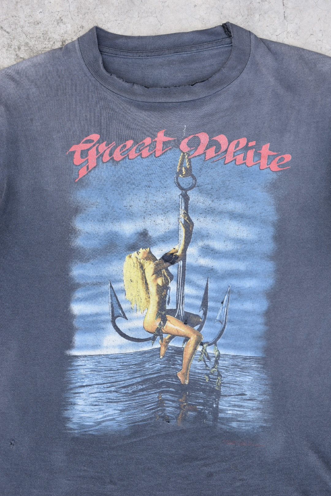Band Tees Vintage Great White tee 1991 Size US L / EU 52-54 / 3 - 3 Thumbnail