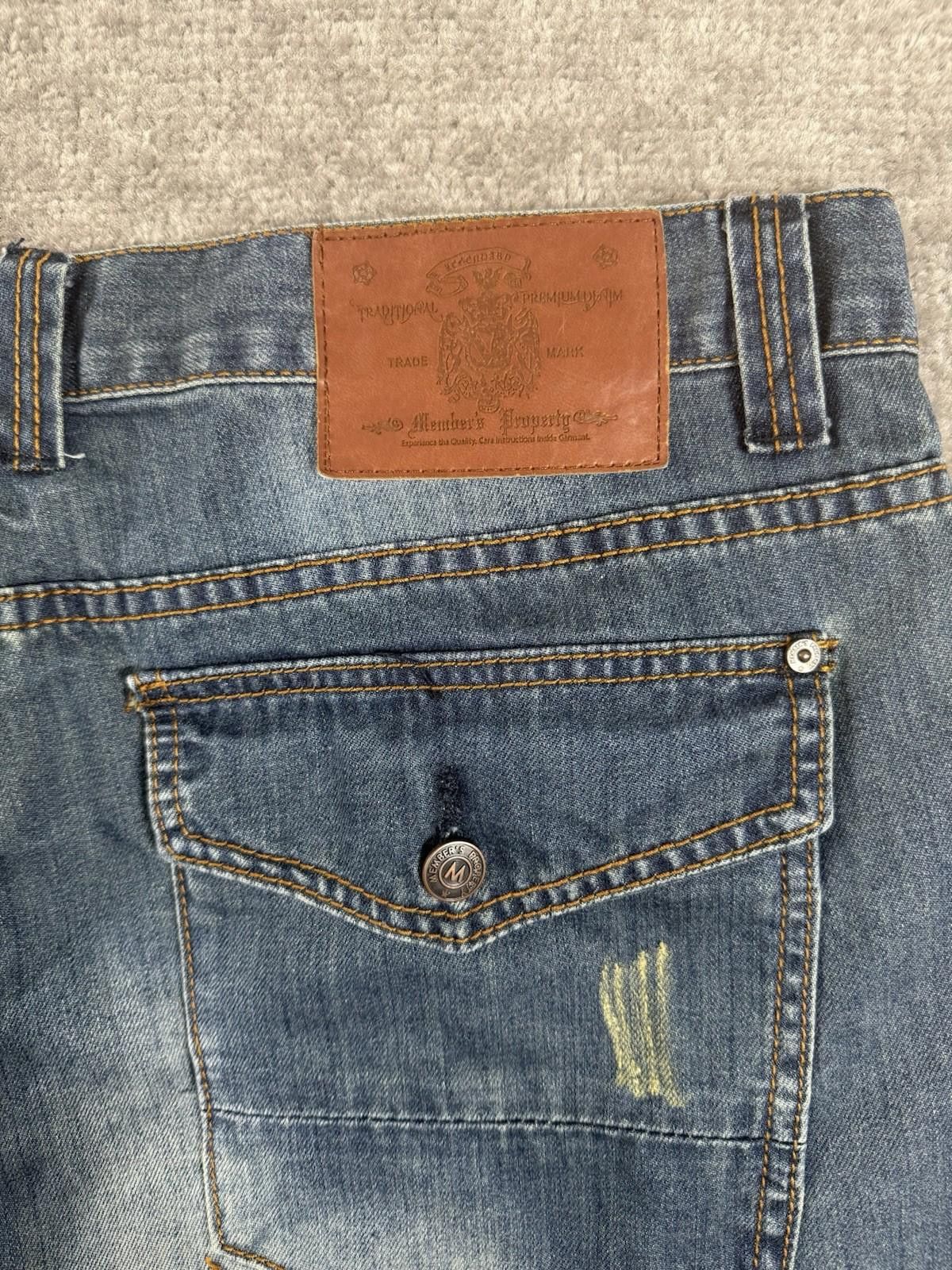 Other Members Property Shorts 38 Blue Baggy Jorts Y2K Grunge Size US 38 / EU 54 - 7 Thumbnail