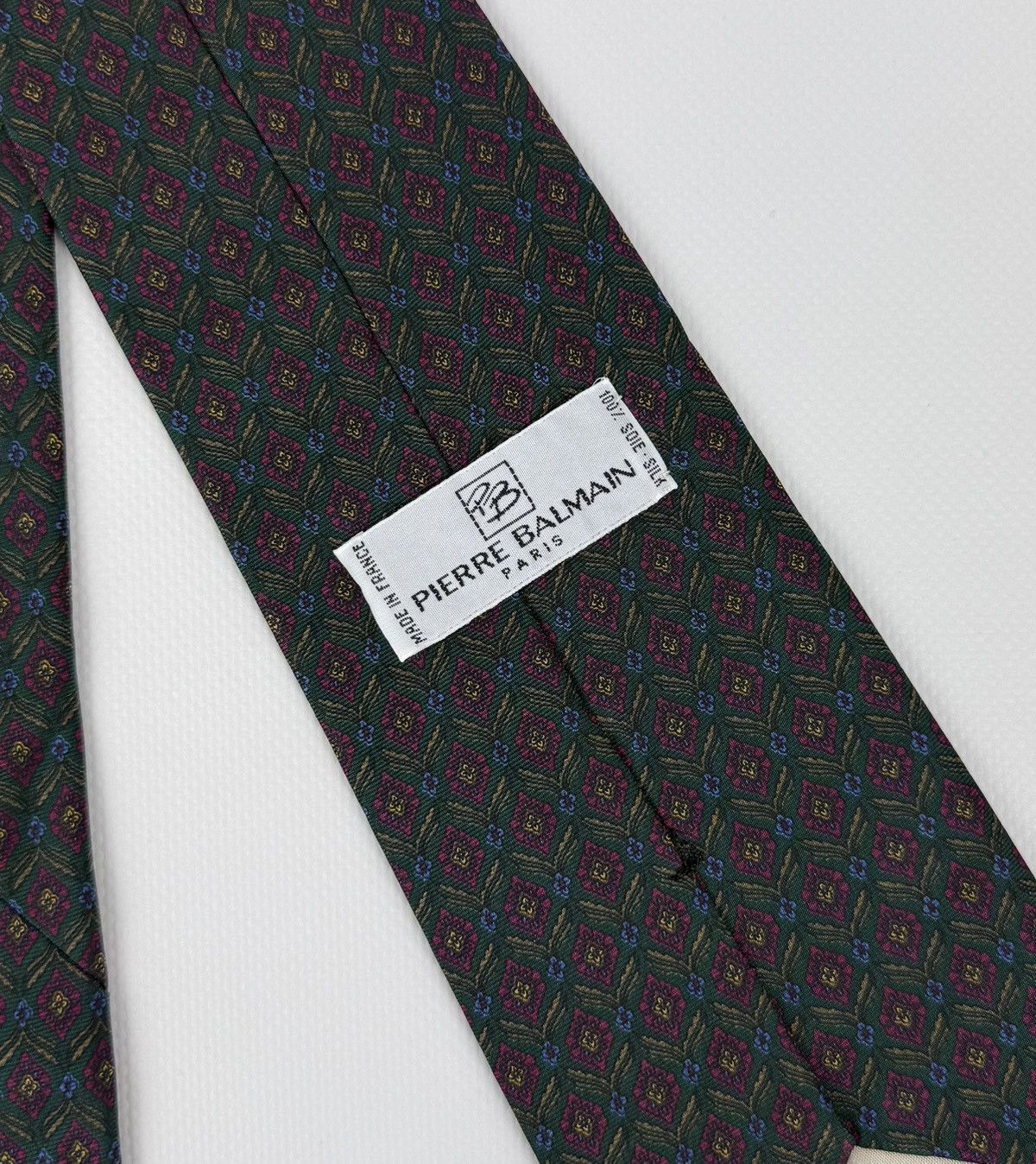 Pierre Balmain Pierre Balmain Paris 100% silk Tie Necktie Men Top Luxury Size ONE SIZE - 8 Thumbnail