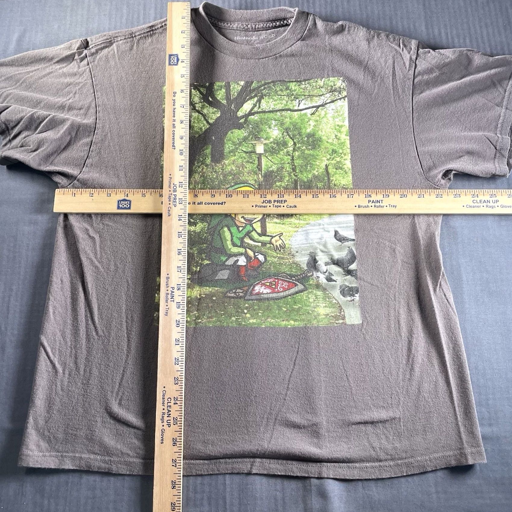 Nintendo Nintendo New York Shirt Mens XL Central Park Link Legend Of Zelda NYC 2014 T-Shirt Gray Mario Logo Nintendo Video Games 2010s Unisex Adults XL Mens Size US XL / EU 56 / 4 - 6 Thumbnail
