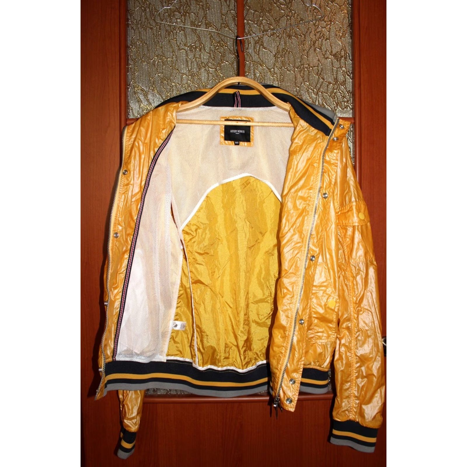 Antony Morato VINTAGE Antony Morato Wind Track jacket Yellow Brown - size 50 Mens Jacket Size US M / EU 48-50 / 2 - 5 Thumbnail