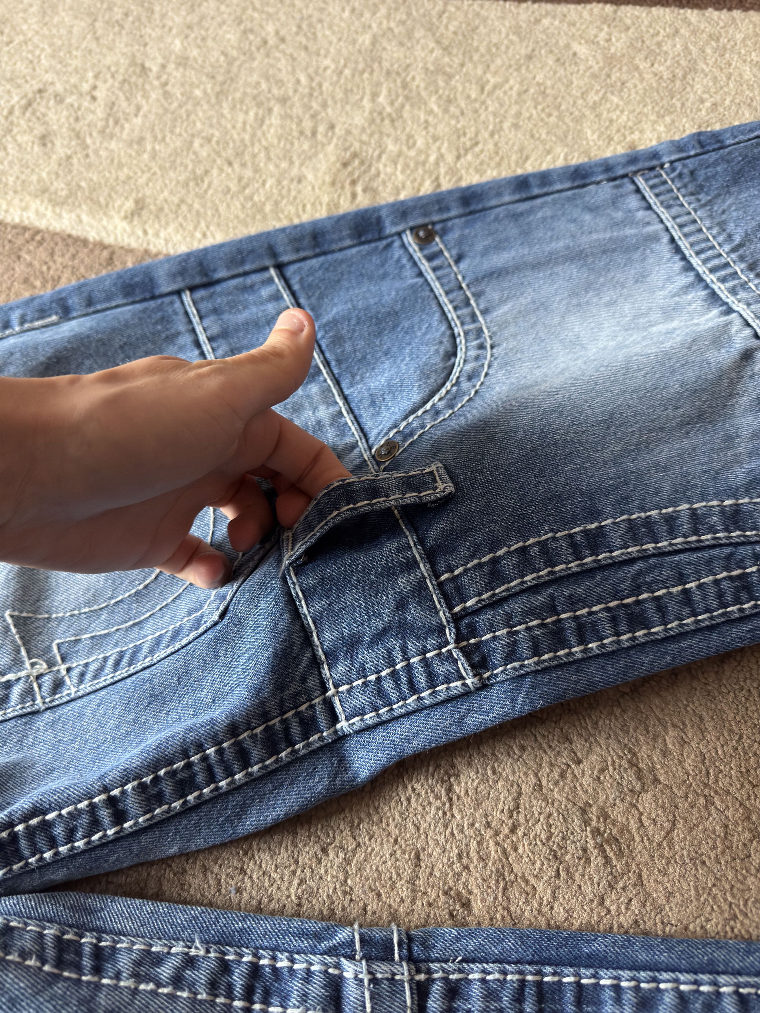 True Religion True Religion Vinny Big T Reworked Jeans Baggy Fit Loose Size US 32 / EU 48 - 9 Thumbnail