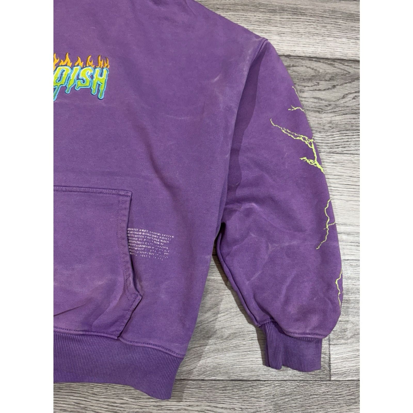 Vintage Childish TGF Bros Hoodie Mens Size S Oversized Purple Heavyweight Pullover Size US S / EU 44-46 / 1 - 4 Thumbnail