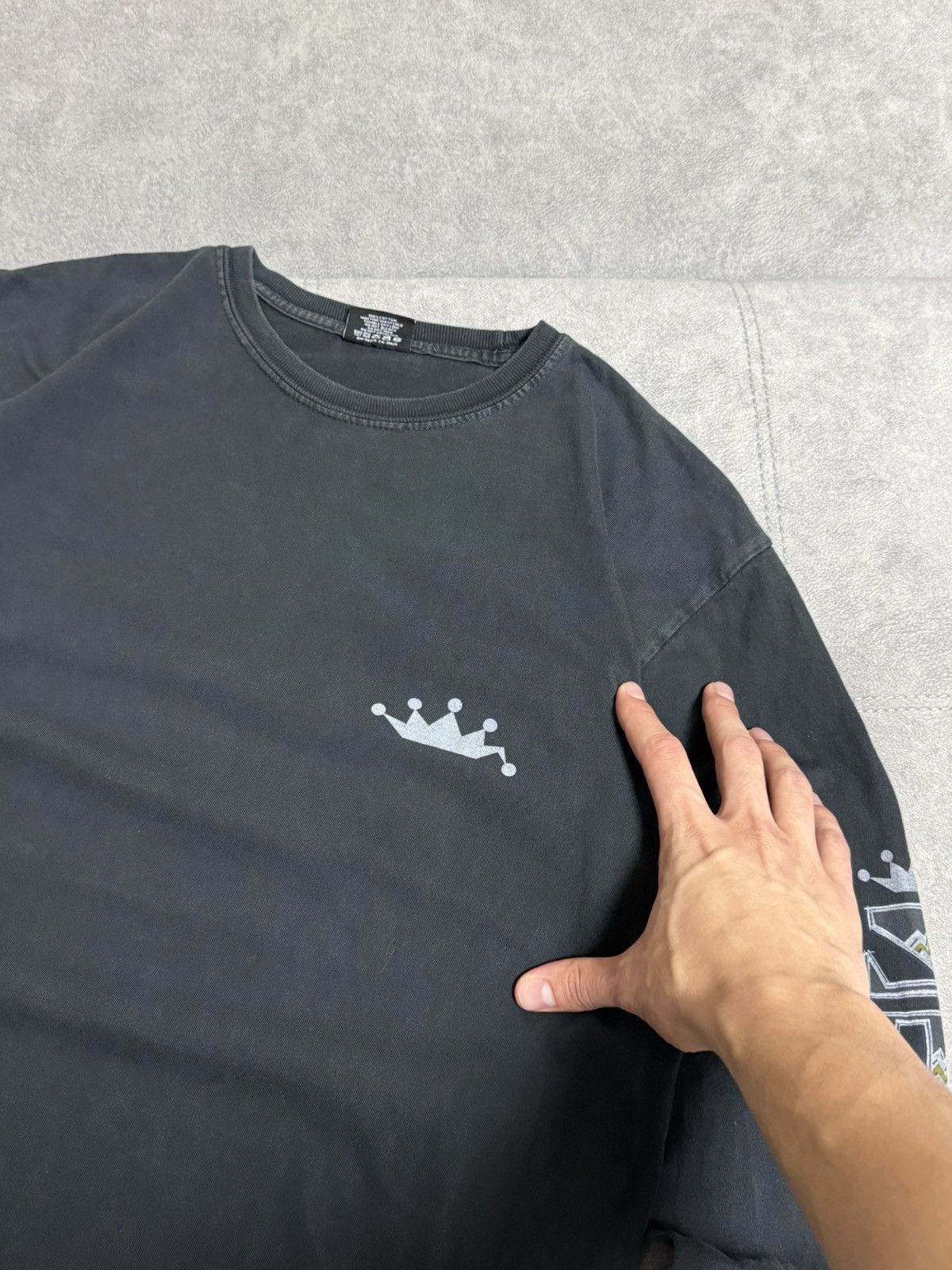 Stussy Stussy big logo distressed skate long sleeve swearshirt M Size US M / EU 48-50 / 2 - 8 Thumbnail