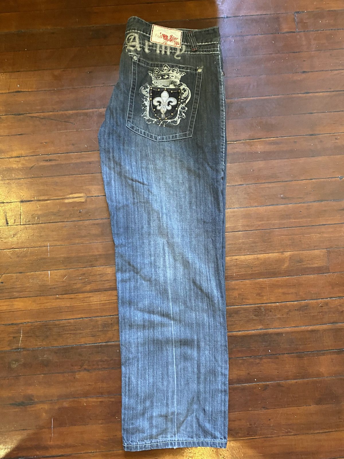 Vintage Baggy South Pole like very cool design in the back Size US 38 / EU 54 - 3 Thumbnail