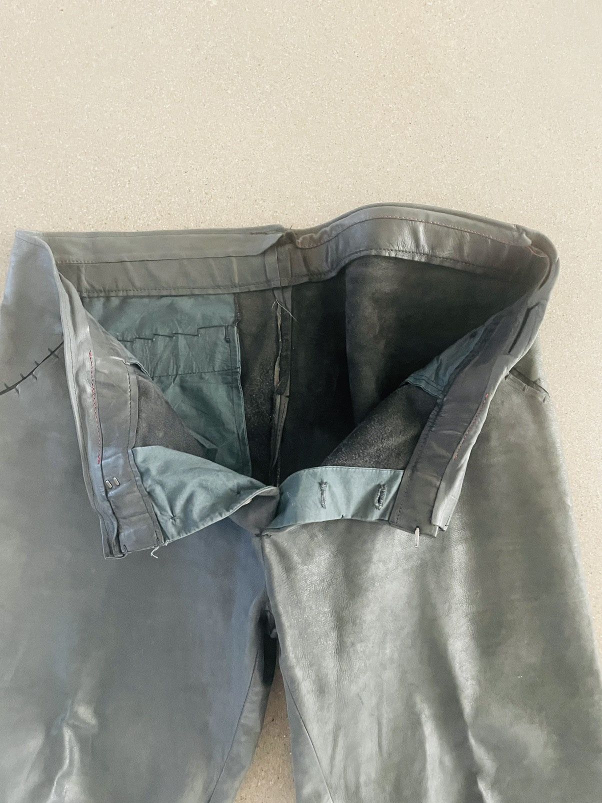Ma+ MA+ Leather pants clasp button Size US 36 / EU 52 - 4 Thumbnail