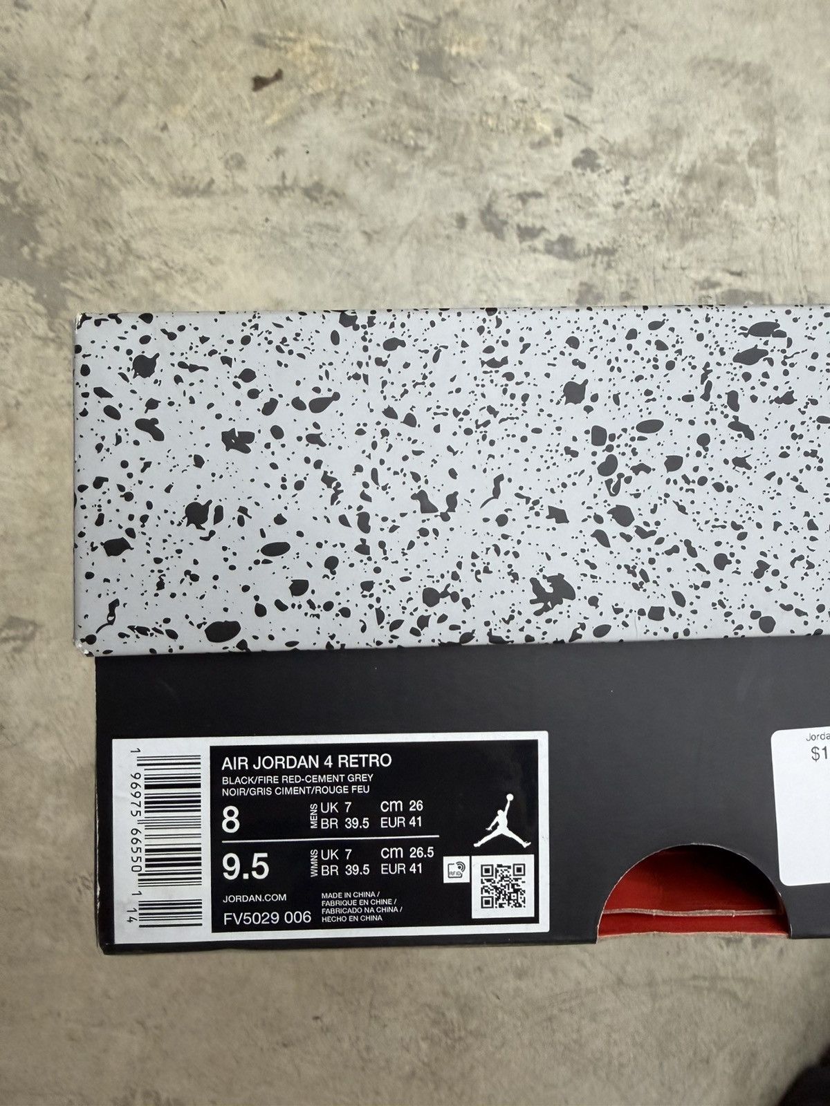 Jordan Brand Jordan 4 Bred Reimagined Size US 8 / EU 41 - 3 Thumbnail