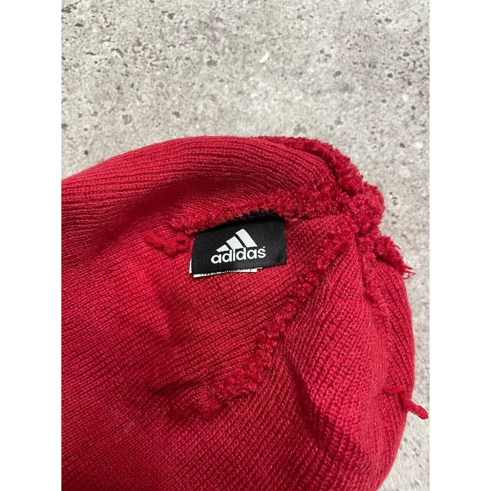 Adidas × NHL Vintage Chicago Blackhawks NHL Beanie Pom Hat Adidas Size ONE SIZE - 3 Thumbnail