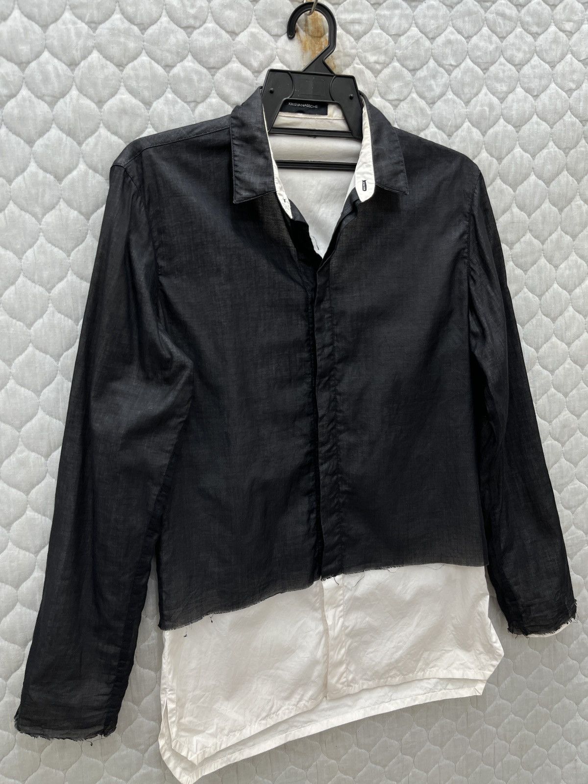 Kris Van Assche 🔥🔥🔥STEALS KRIS VAN ASSCHE RAW CUT SHIRTS Size US S / EU 44-46 / 1 - 2 Thumbnail