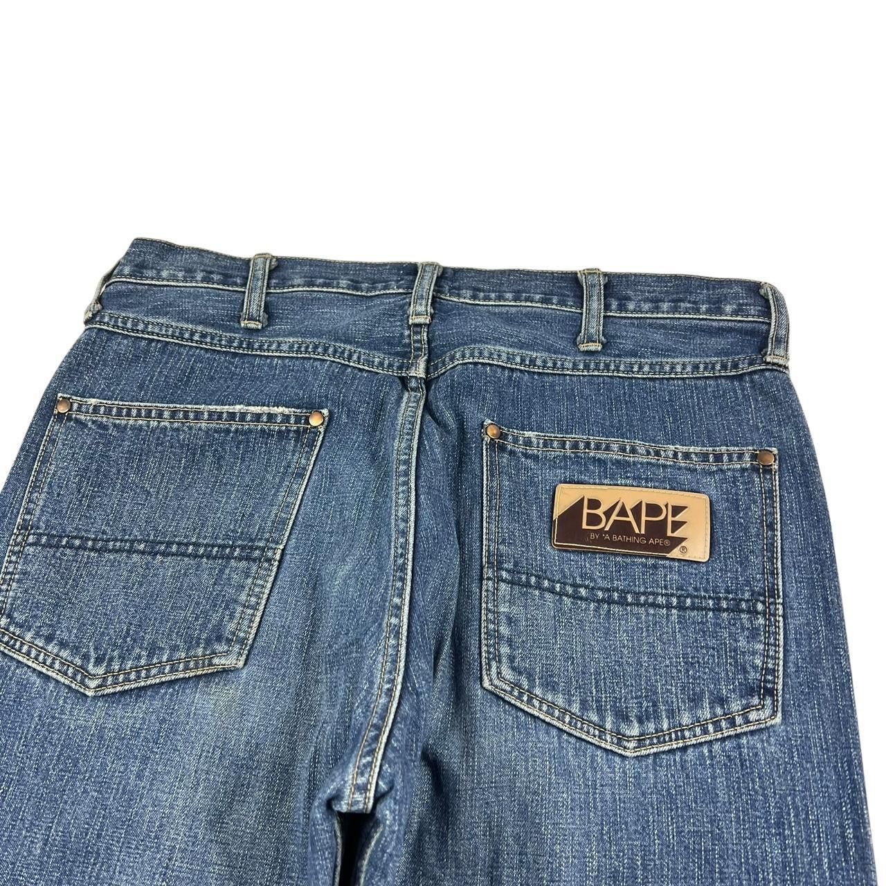 Bape Vintage 2000s Bape Twinsta Star Jeans - Waist: 32” Size US 32 / EU 48 - 4 Thumbnail