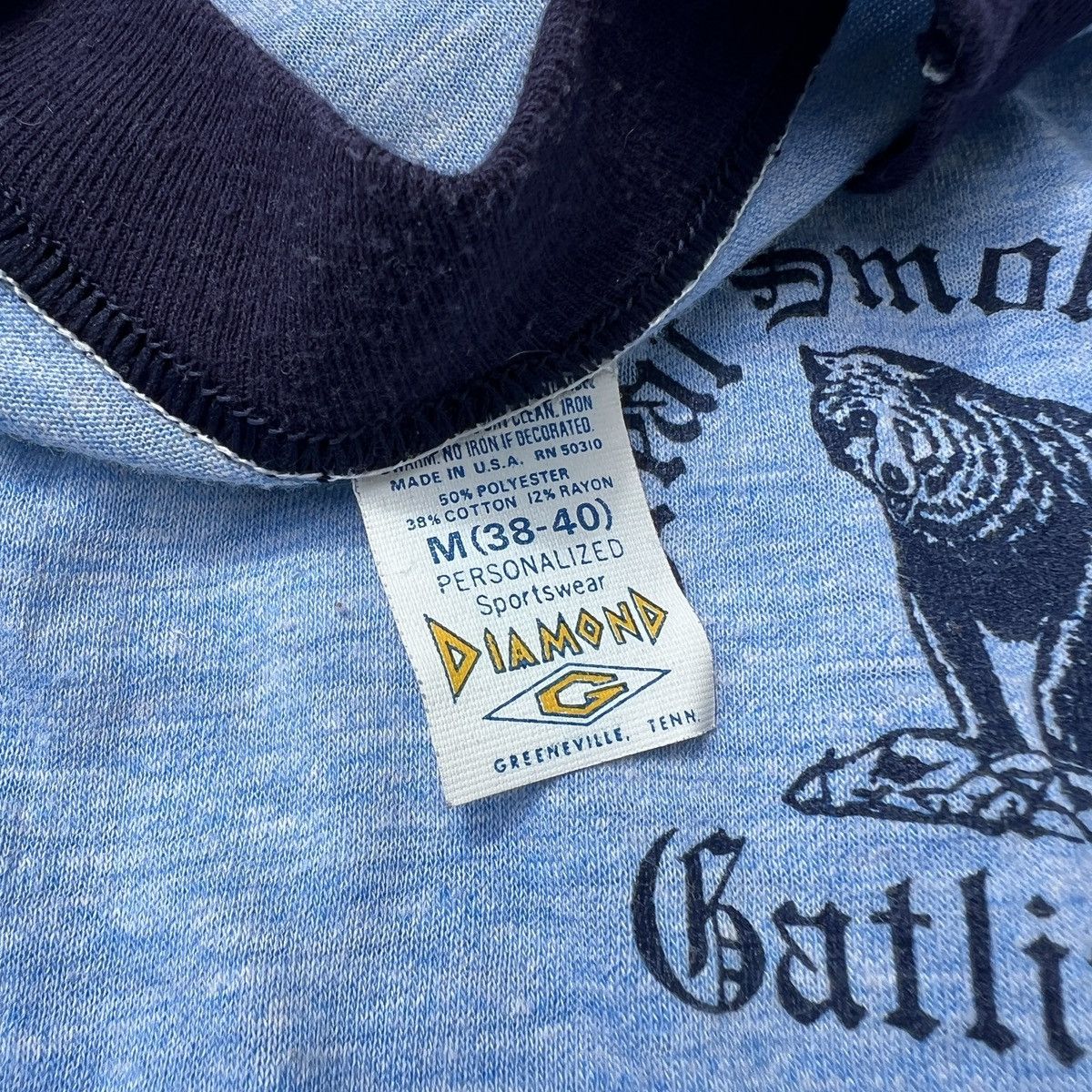 Vintage Vintage 70s Great Smoky Mountain Ringer Tee / Medium Size US M / EU 48-50 / 2 - 3 Thumbnail
