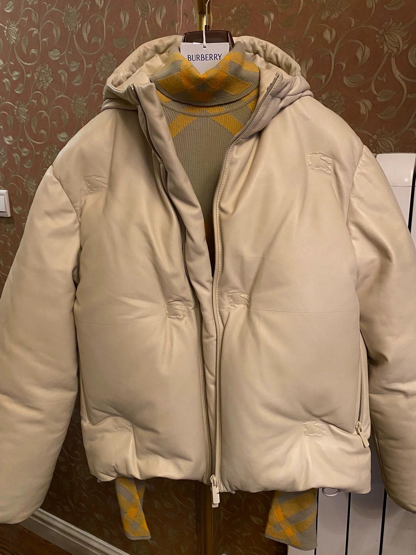 Burberry Burberry Sheepskin Leather Down Parka S/M/L Horseferry 635g Size US M / EU 48-50 / 2 - 1 Thumbnail