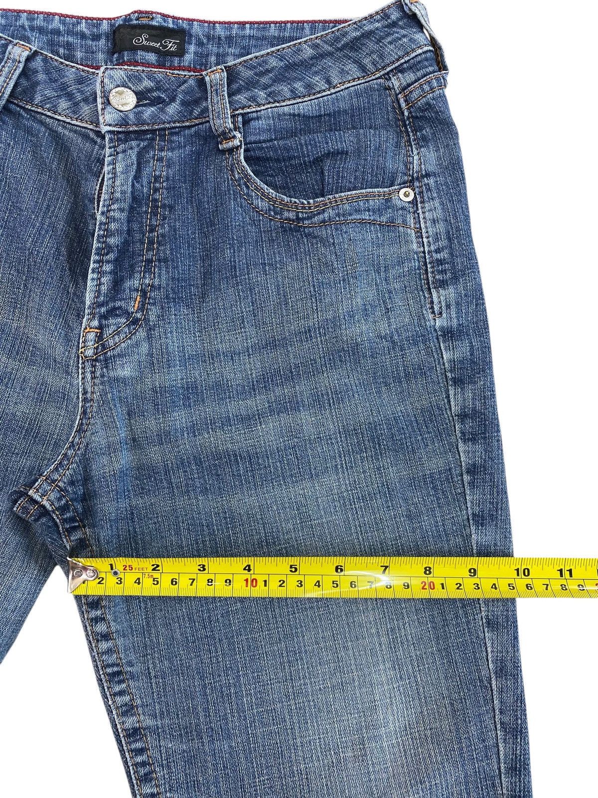 Japanese Brand Japanese Brand Medium Blue Wash Style Flare Jeans Size US 30 / EU 46 - 9 Thumbnail