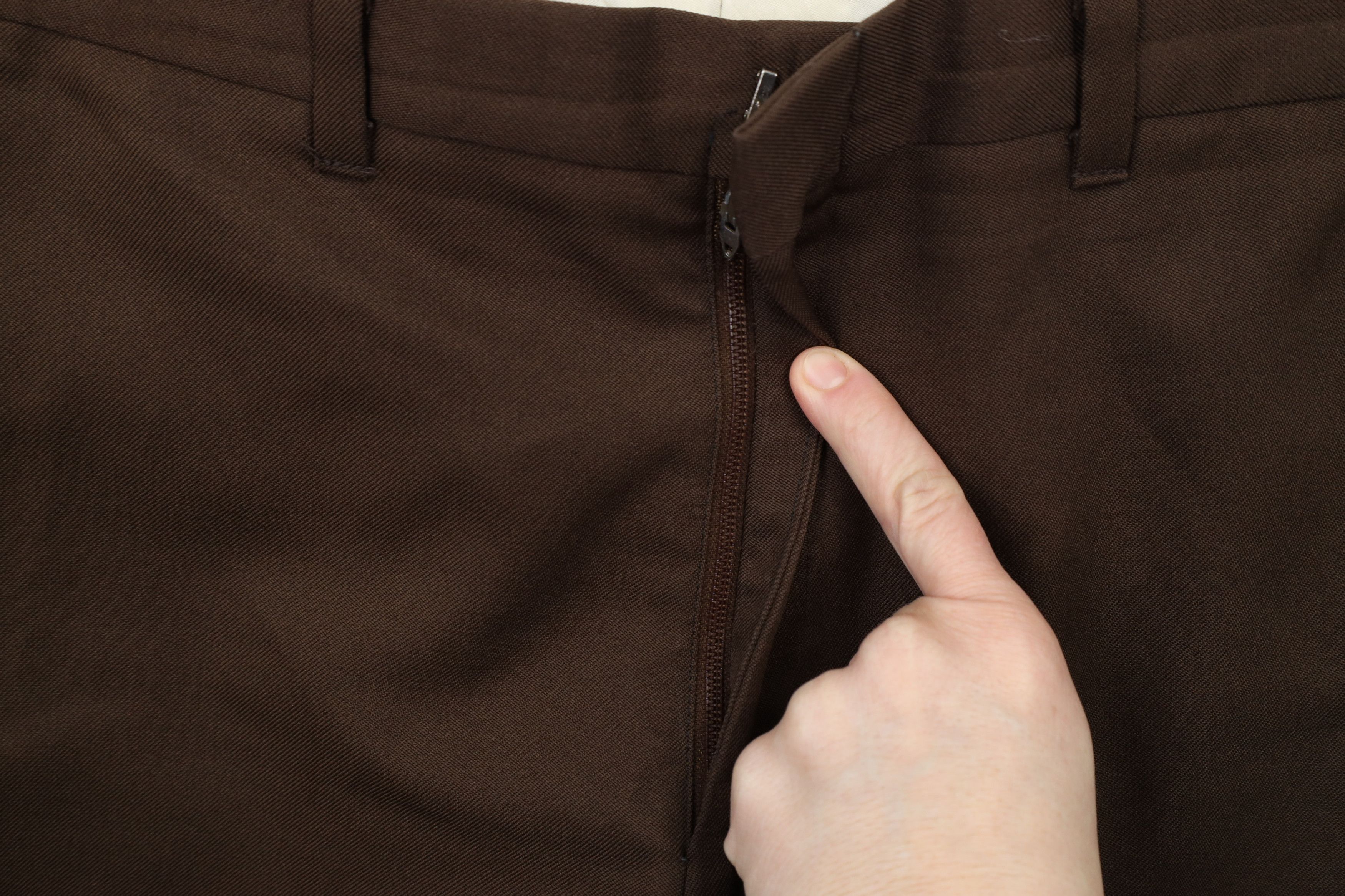 Vintage Vintage 70s Streetwear Flared Wide Leg Chino Pants Brown USA Size US 32 / EU 48 - 7 Thumbnail