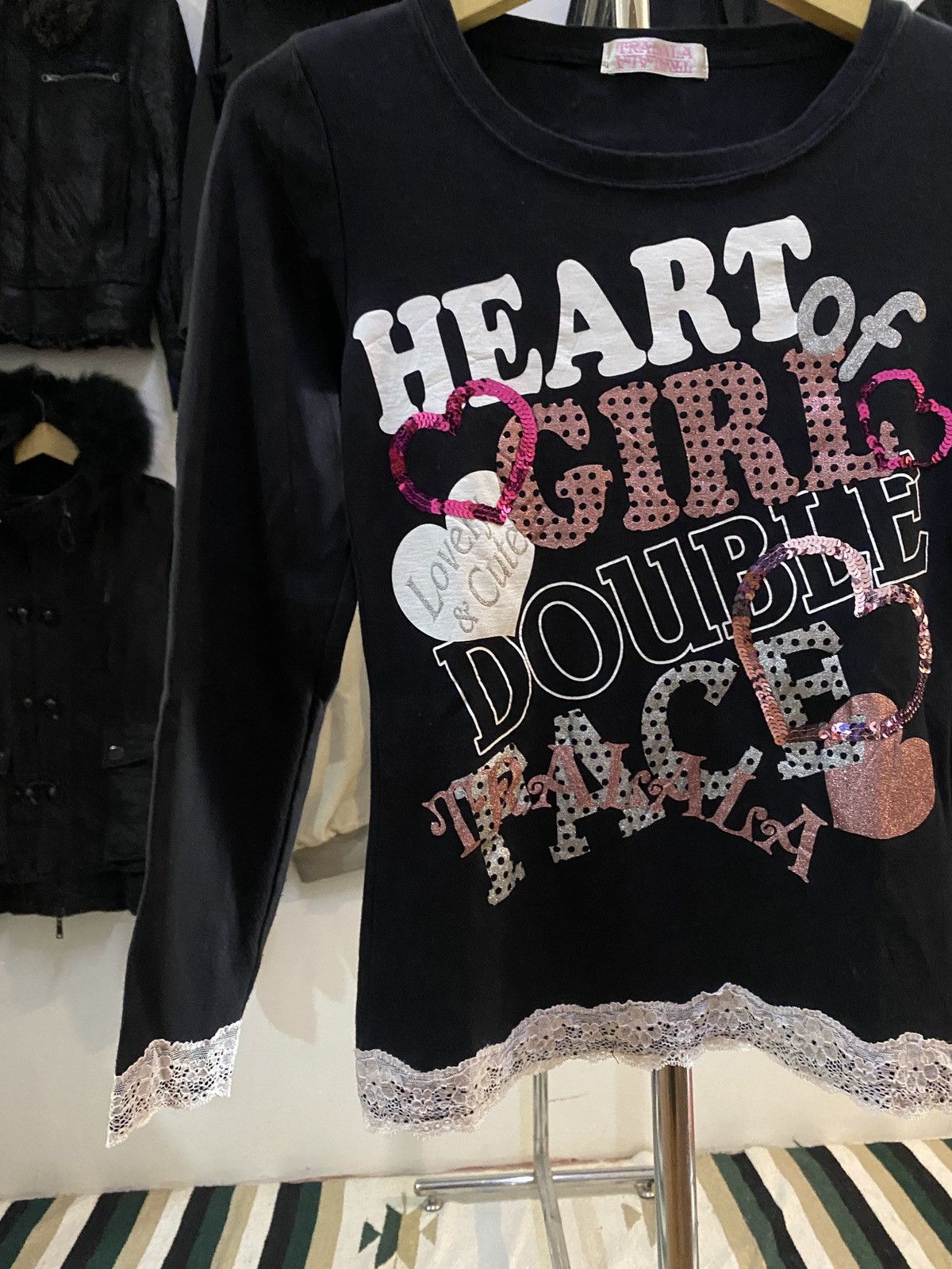 Japanese Brand Japanese Tralala Poem Long Slevee Tee Shirt Size US M / EU 48-50 / 2 - 3 Thumbnail
