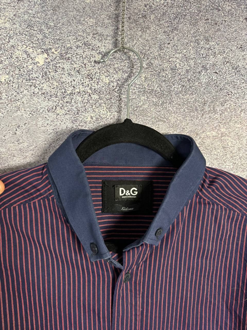 Designer × Dolce & Gabbana × Vintage Vintage Dolce Gabbana Stripped Shirt Button Up Oldmoney Size US L / EU 52-54 / 3 - 9 Thumbnail