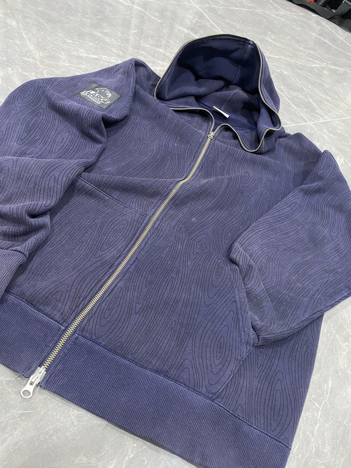 Hysteric Glamour × Japanese Brand × Xlarge Vintage Hoodie Xlarge Los Angeles Zip Up Full Line Size US XL / EU 56 / 4 - 5 Thumbnail