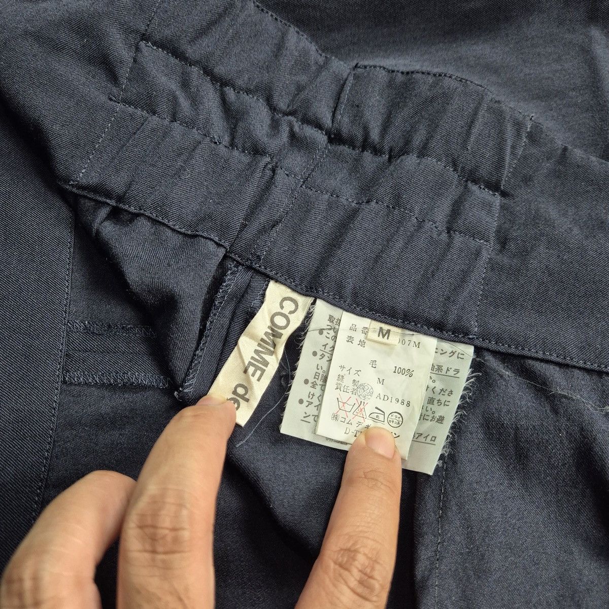 Comme des Garcons Vintage 80s Comme des garcons wooll pants Size US 29 - 8 Thumbnail