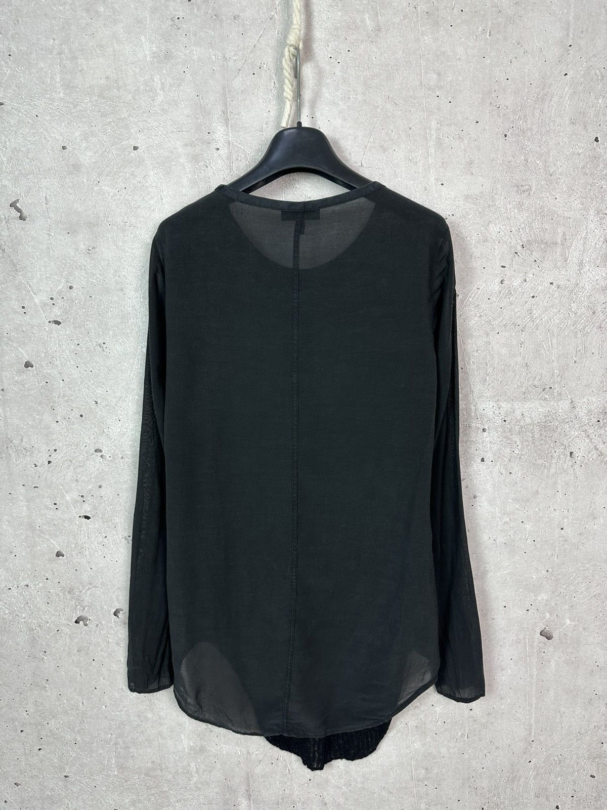 Rag & Bone × Vintage Rag&Bone Wool Silk Blended Black Ribbed Long Sleeve Sweater Size S / US 4 / IT 40 - 6 Thumbnail