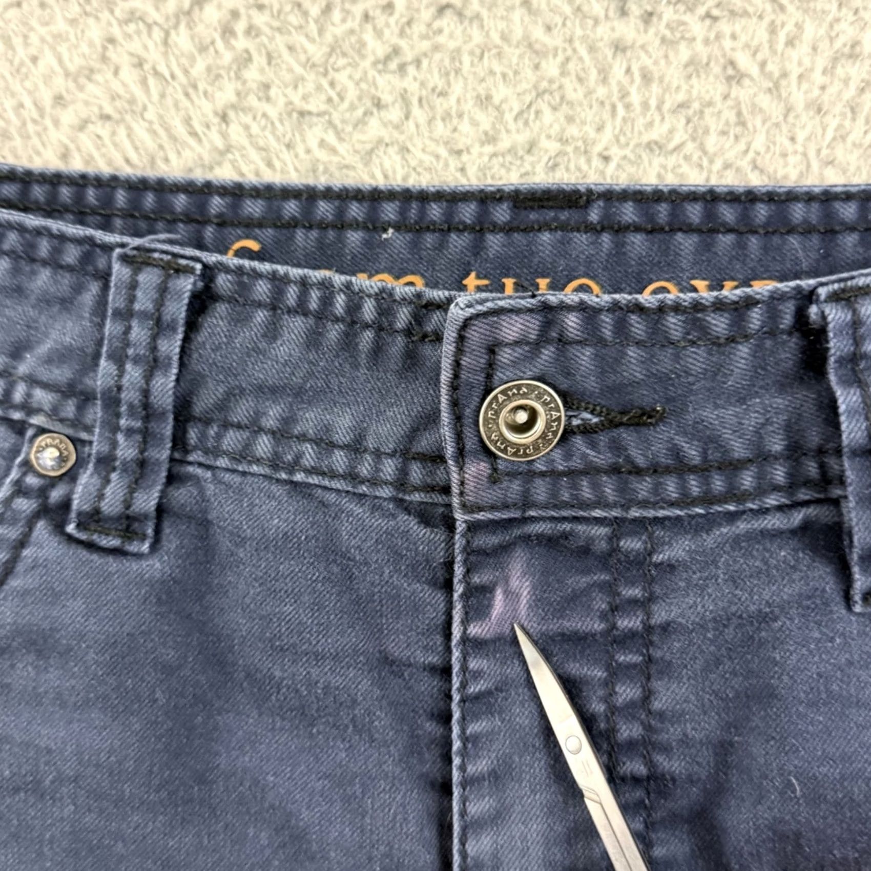 Prana Prana Bridger Jeans Mens 32x30 Blue Slim Fit Straight Stretch Hiking Outdoor Size US 32 / EU 48 - 4 Thumbnail